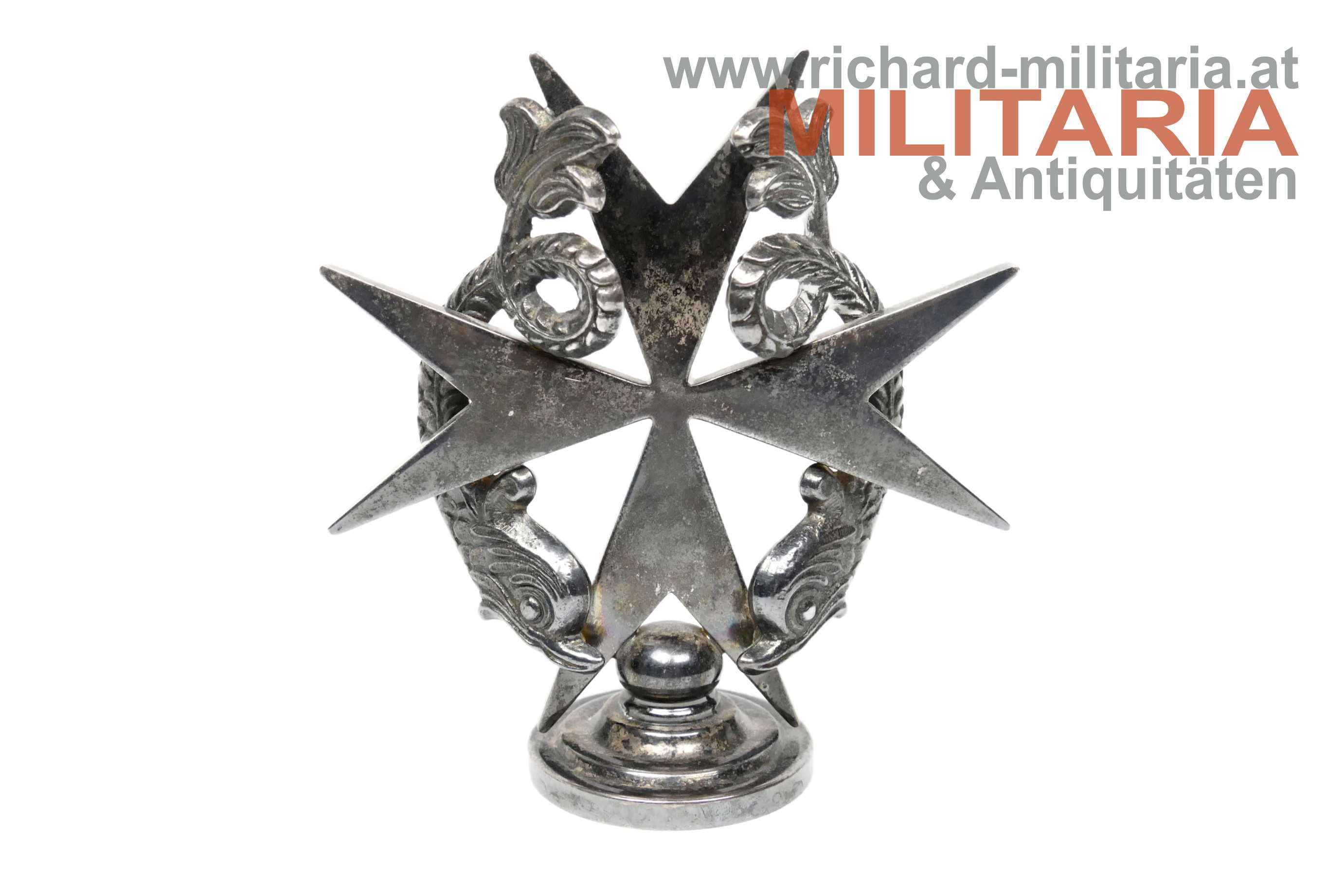 Kühlerfigur - Malteser-Kreuz um 1930