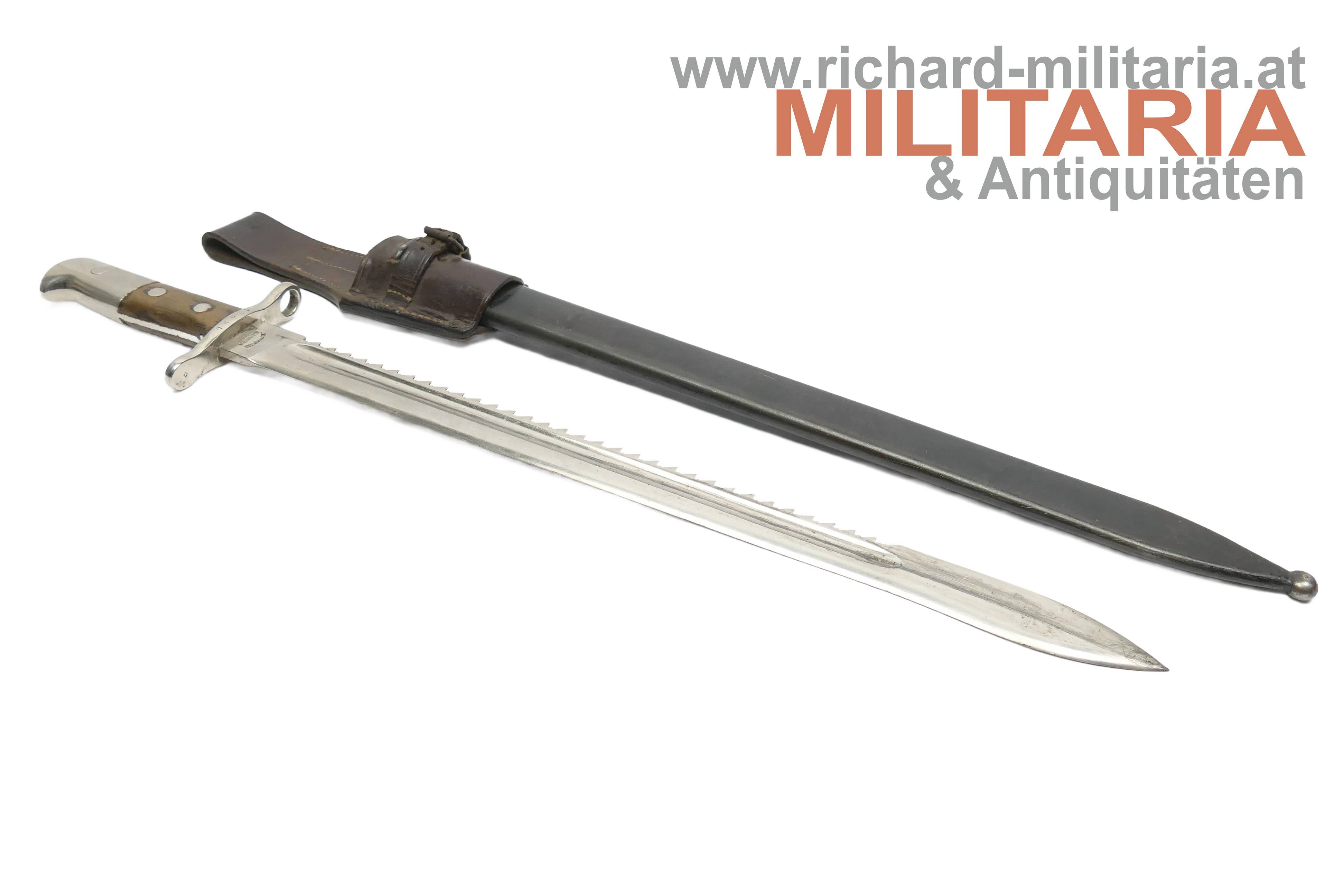 Schweiz - Sägerücken Bajonett M 1914 für Pioniere