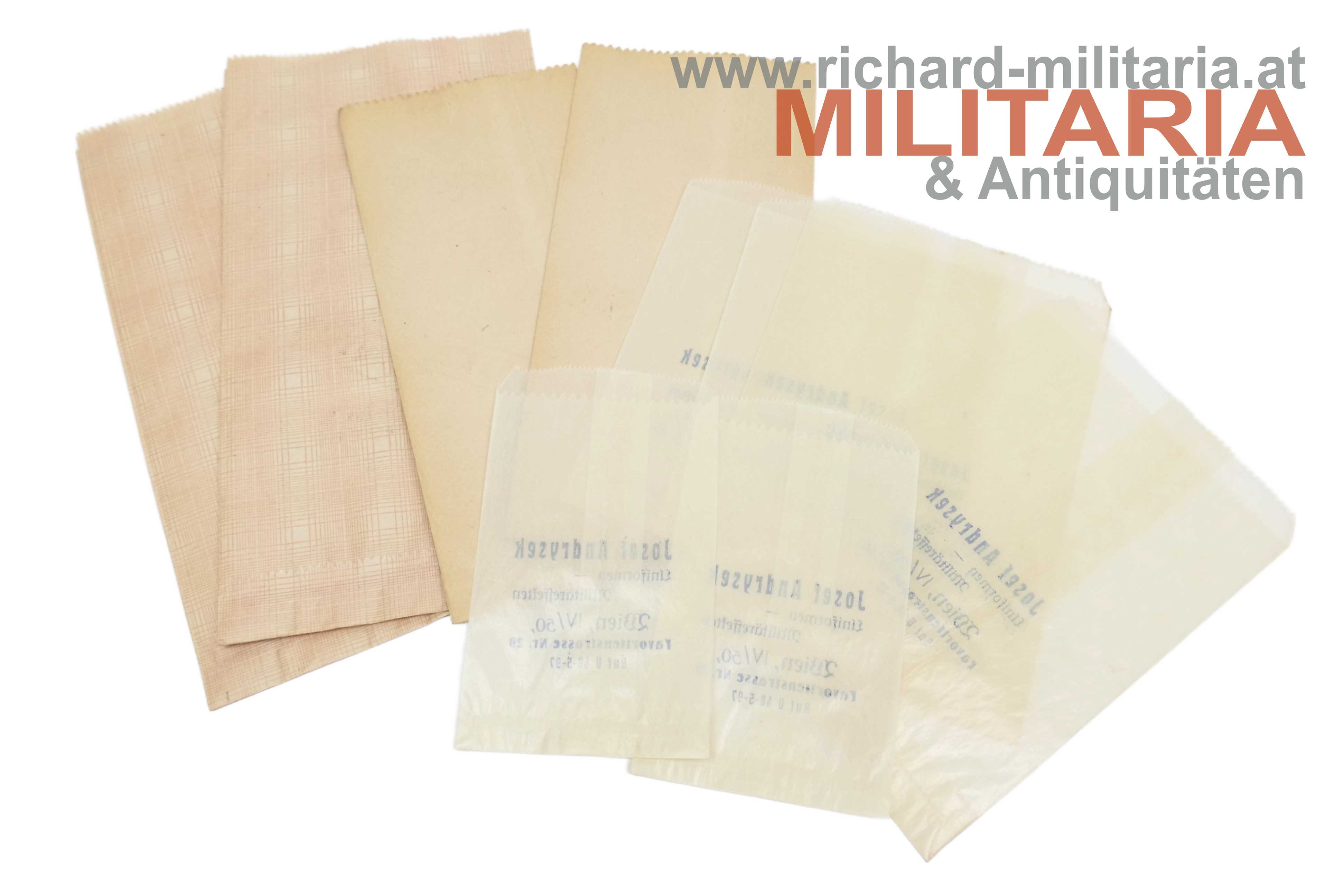 Josef Andryek - Uniformen - Militäreffekten