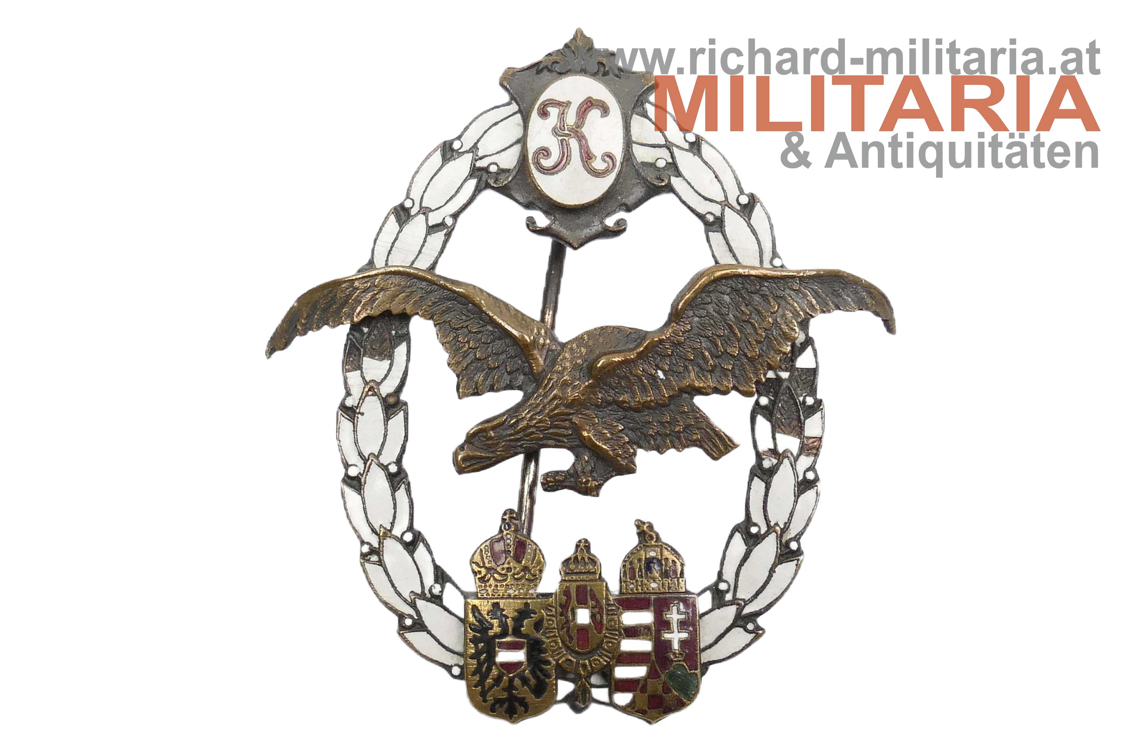 k.u.k. Luftfahrer-Abzeichen - ohne Blitzbündel