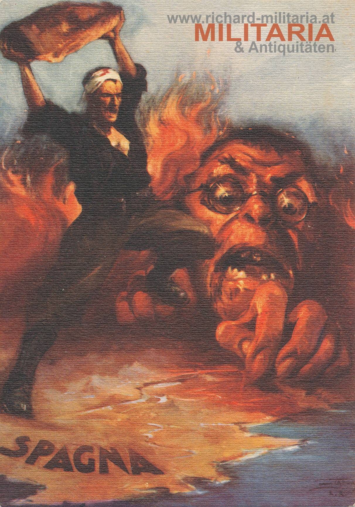 Konvolut - 6 italienische Postkarten um 1940