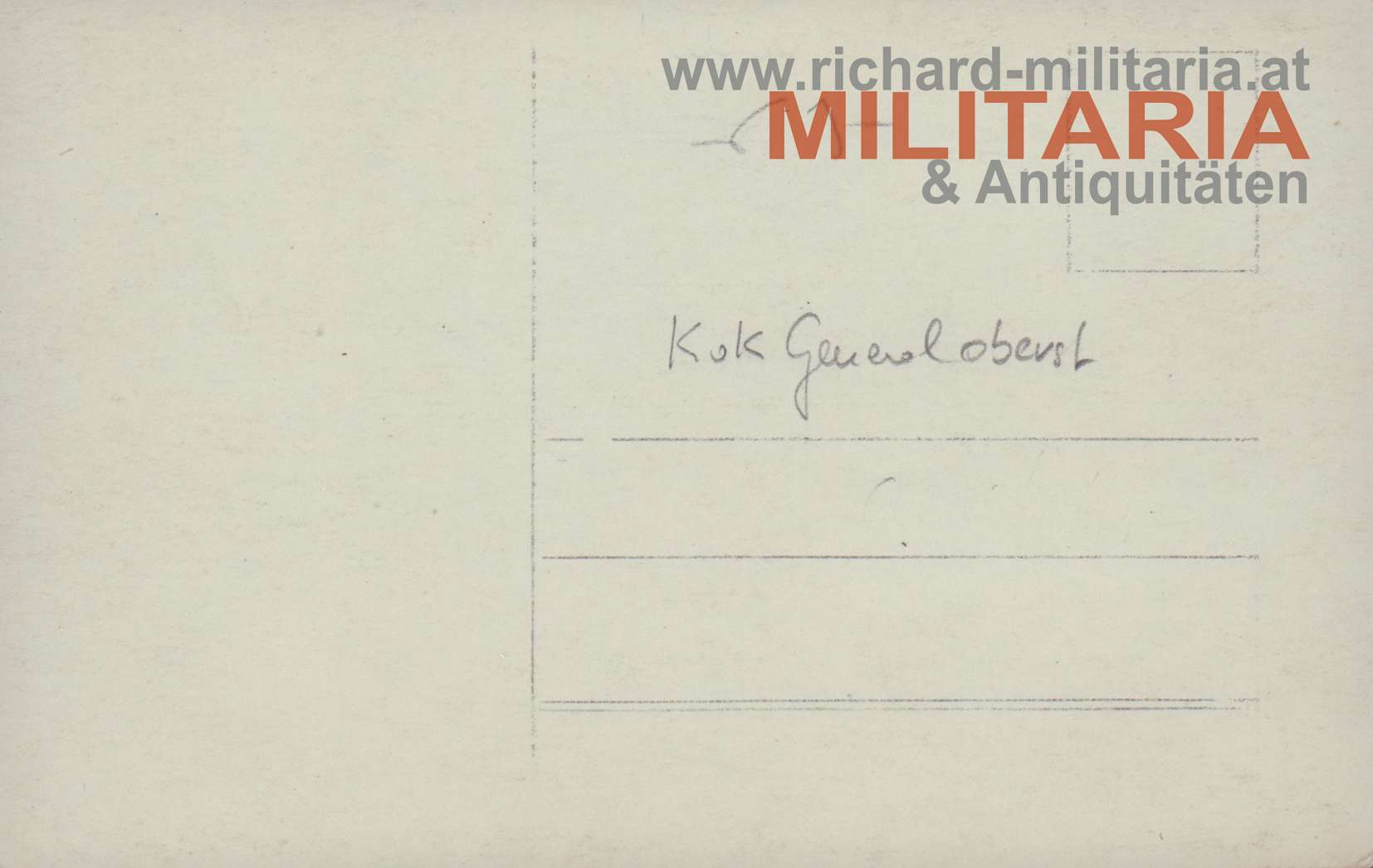 k.u.k. Generaloberst mit deutschen Offizieren