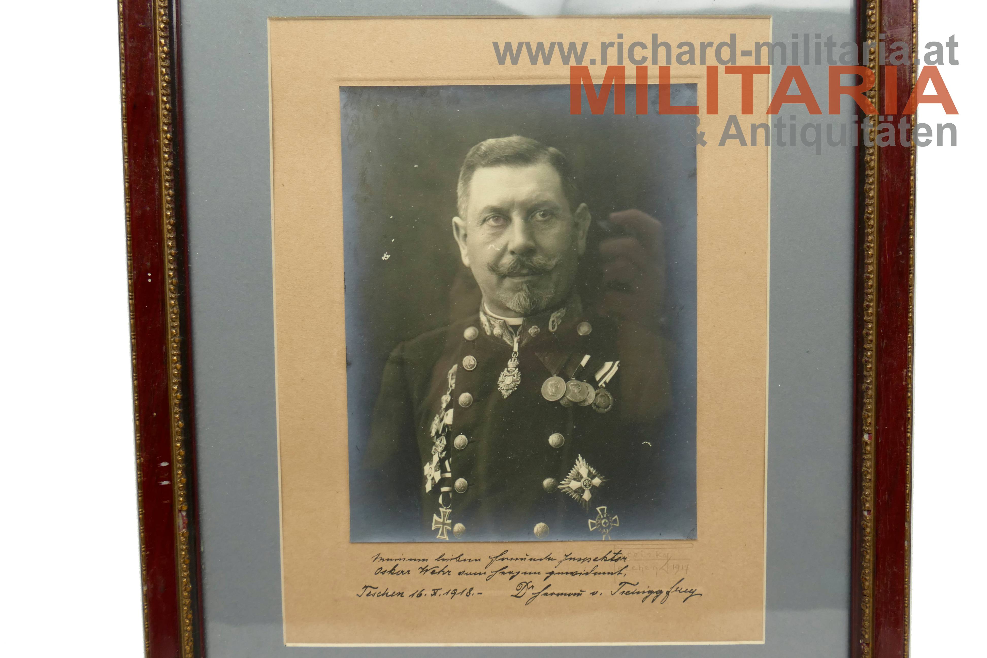 k.k. Eisenbahndirektor Dr. Hermann Tschigg-Frey (1918)