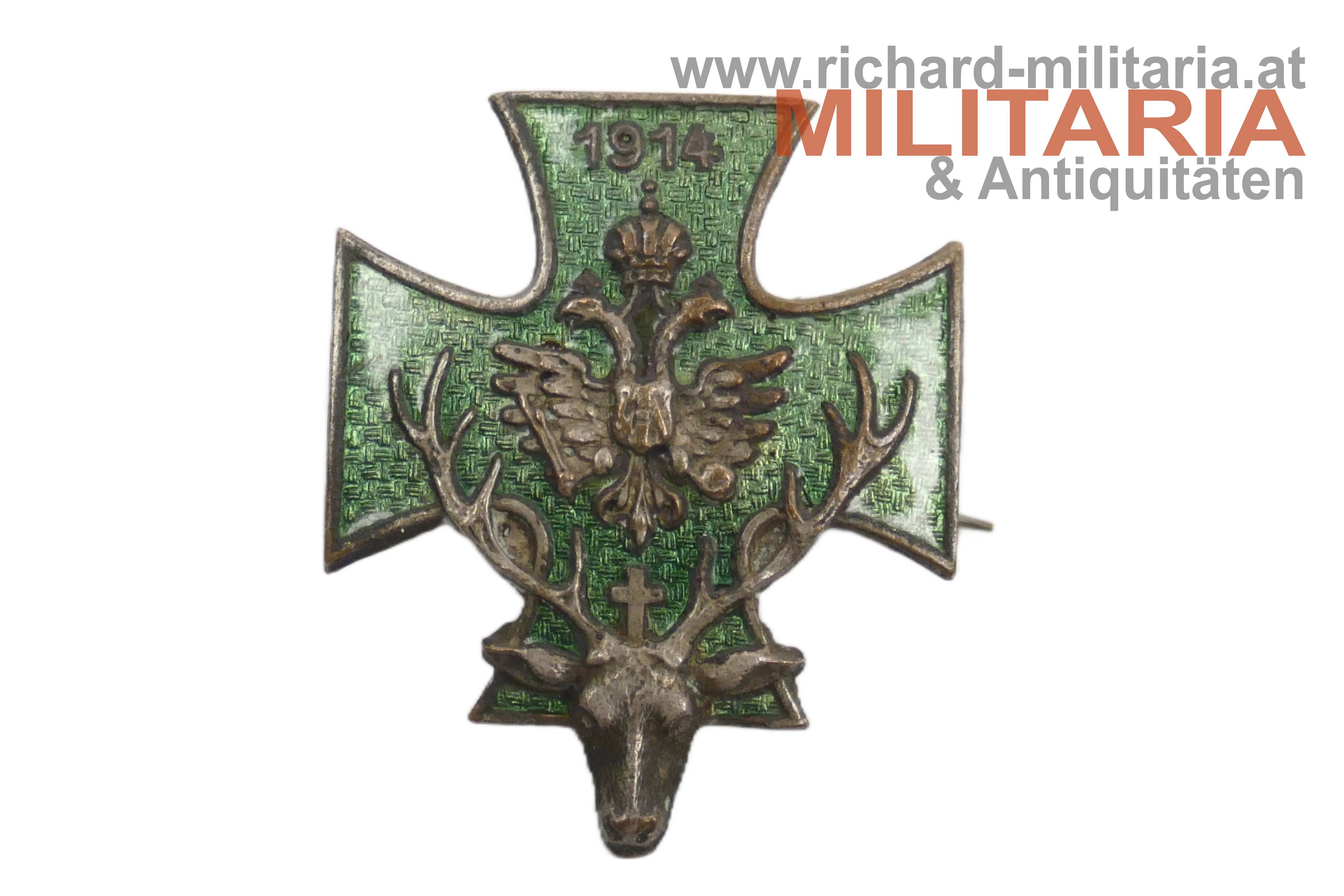 k.u.k. patriotisches Abzeichen - St. Hubertus Kreuz