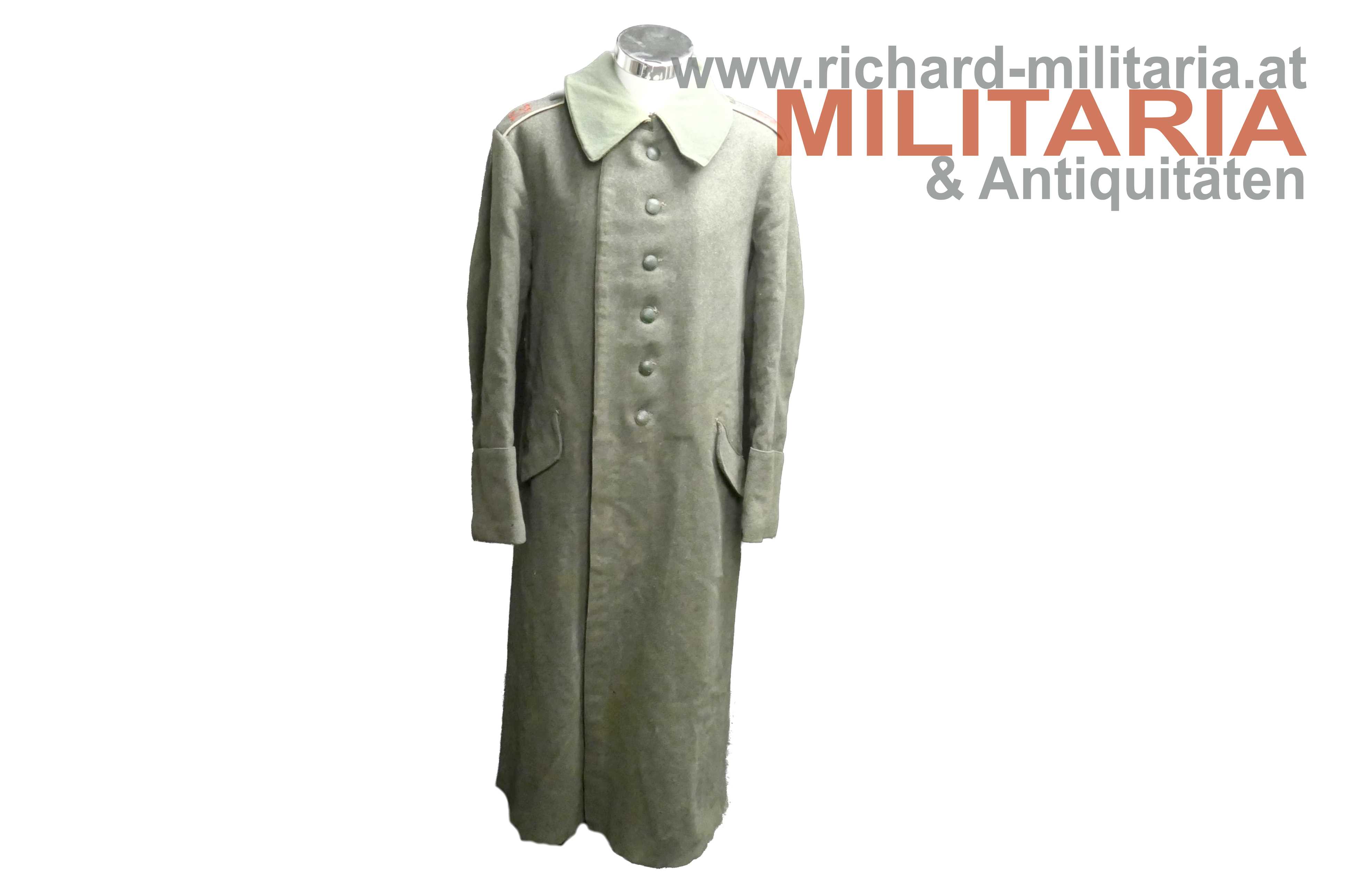 Deutsches Kaiserreich - feldgrauer Mantel M1915 Mannschaft - IR32