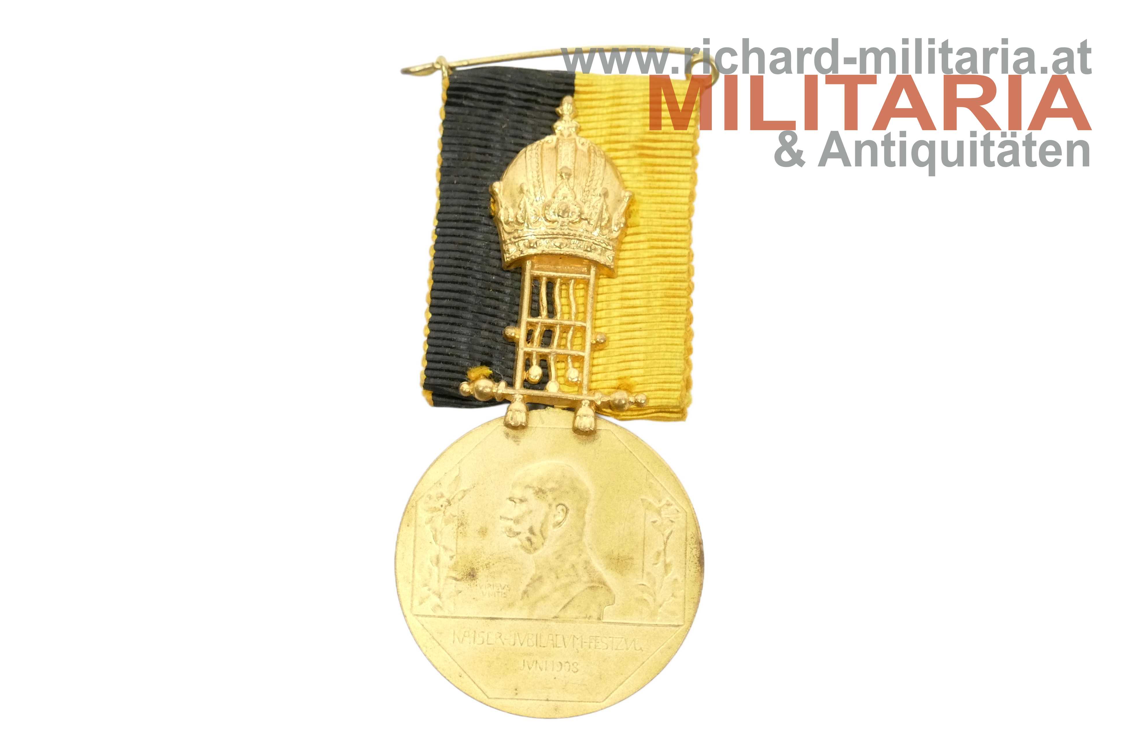 k.u.k. Kaiserjubiläums - Festzugmedaille 1908