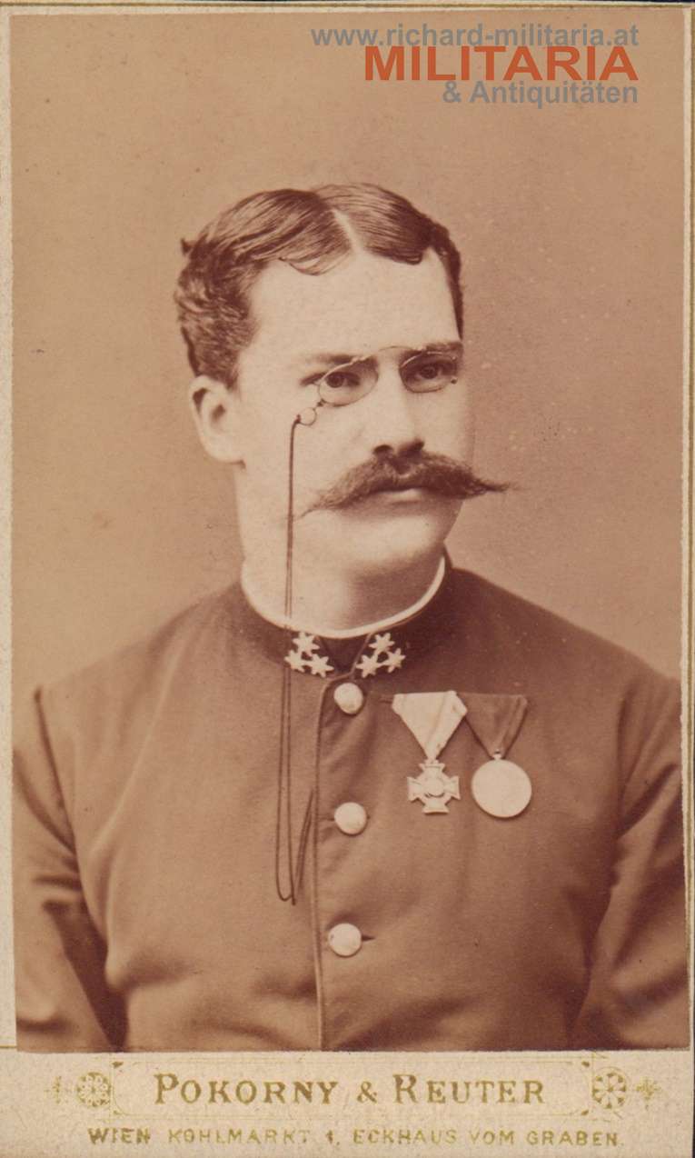 k.u.k. Hartkartonfoto - Hauptmann MVK