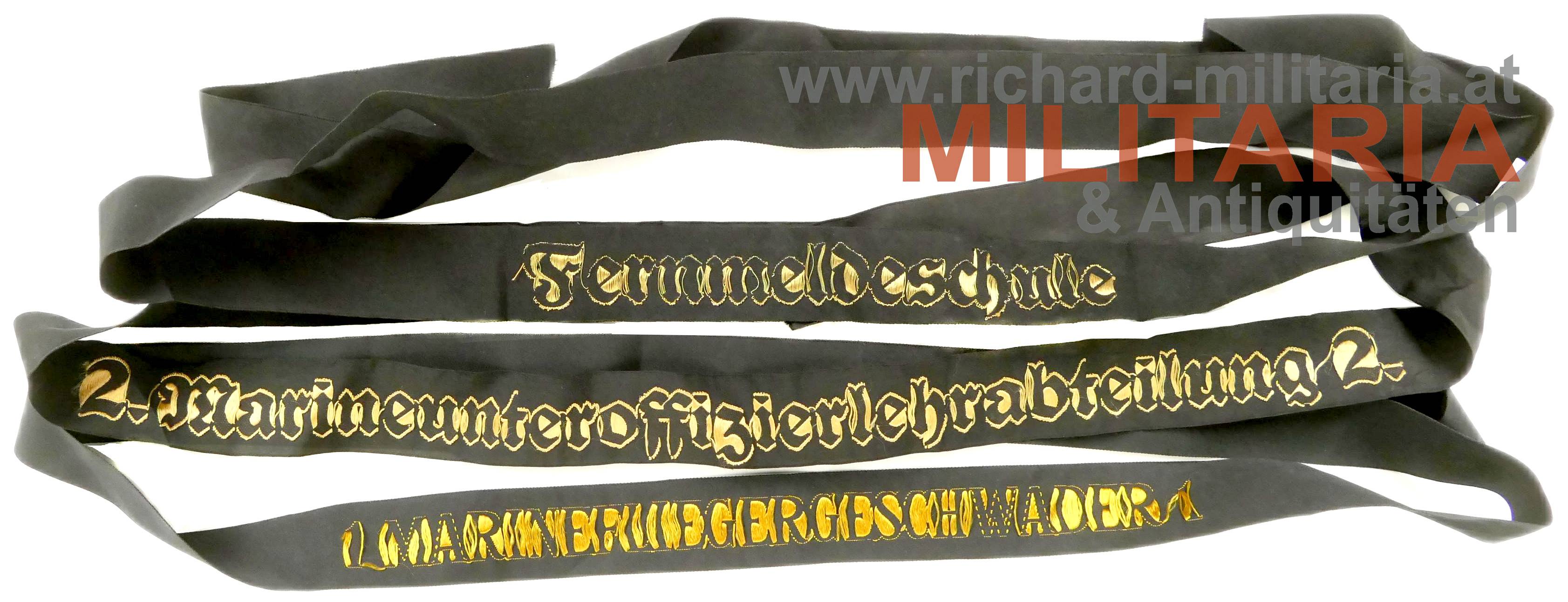 3 Marine Mützenbänder Bundeswehr 