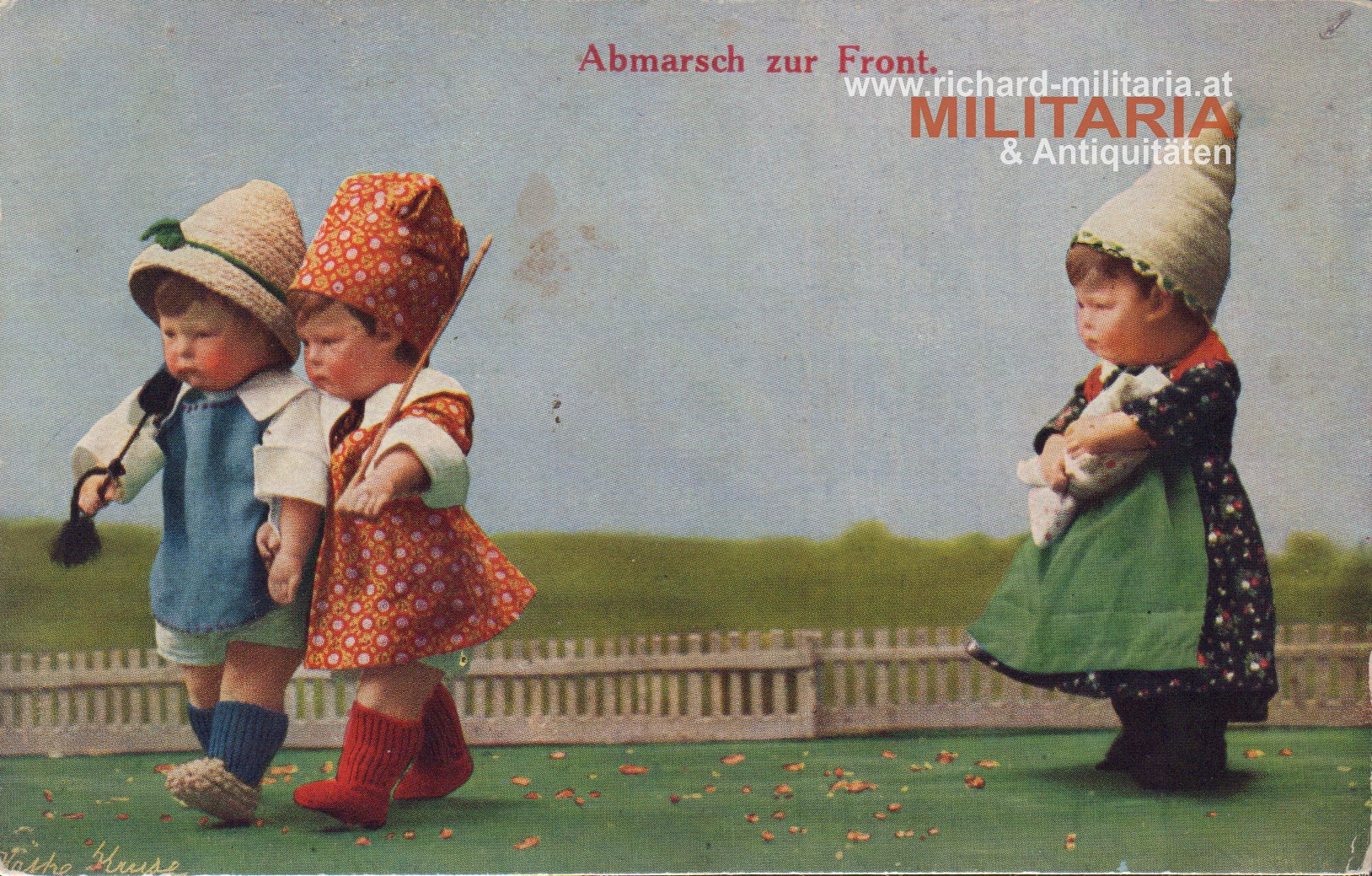 k.u.k. PK "Abmarsch zur Front" K.u.k.Infanterieregiment Nr. 14 - gelaufen