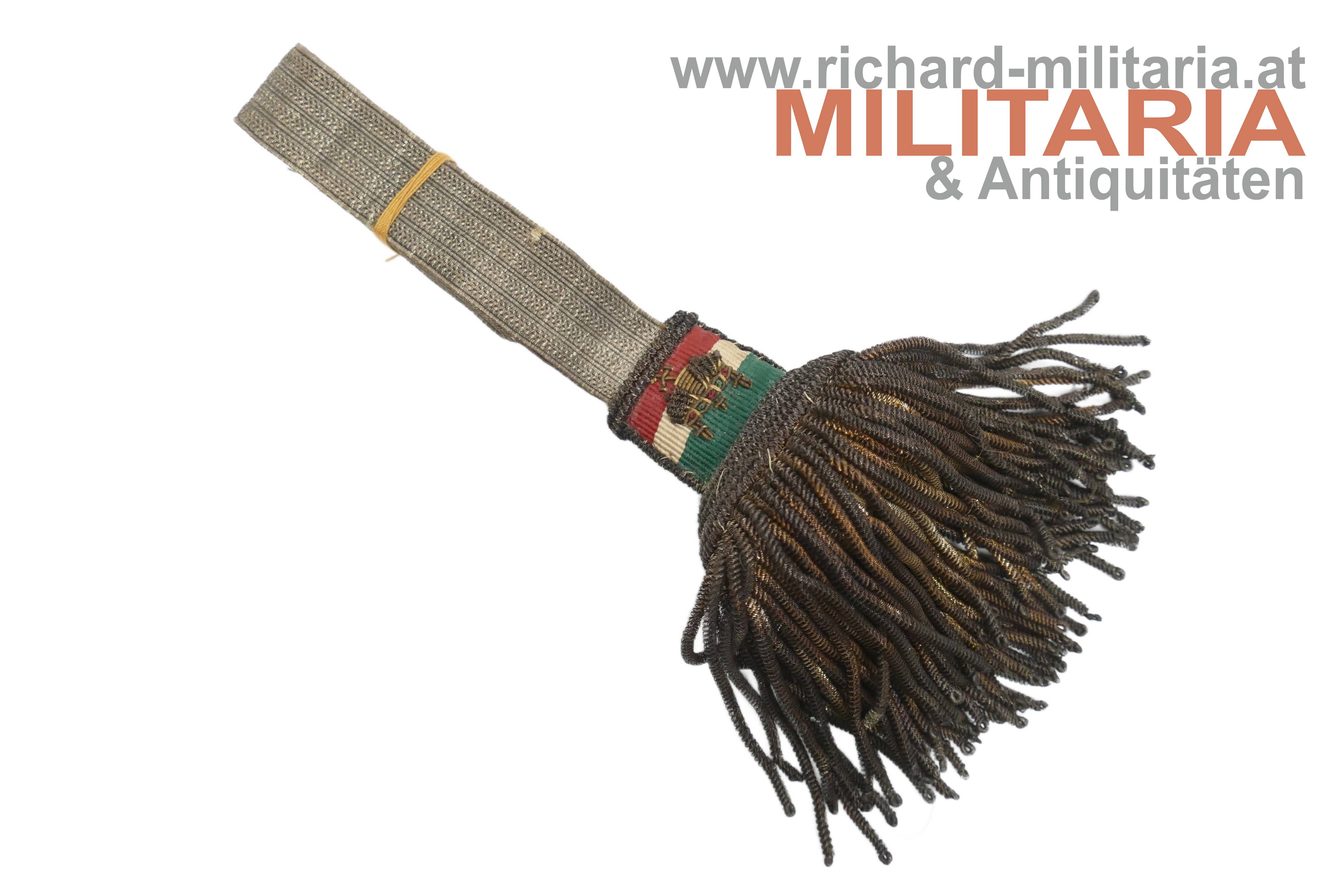 Königreich Ungarn - Portepee für Unteroffiziere