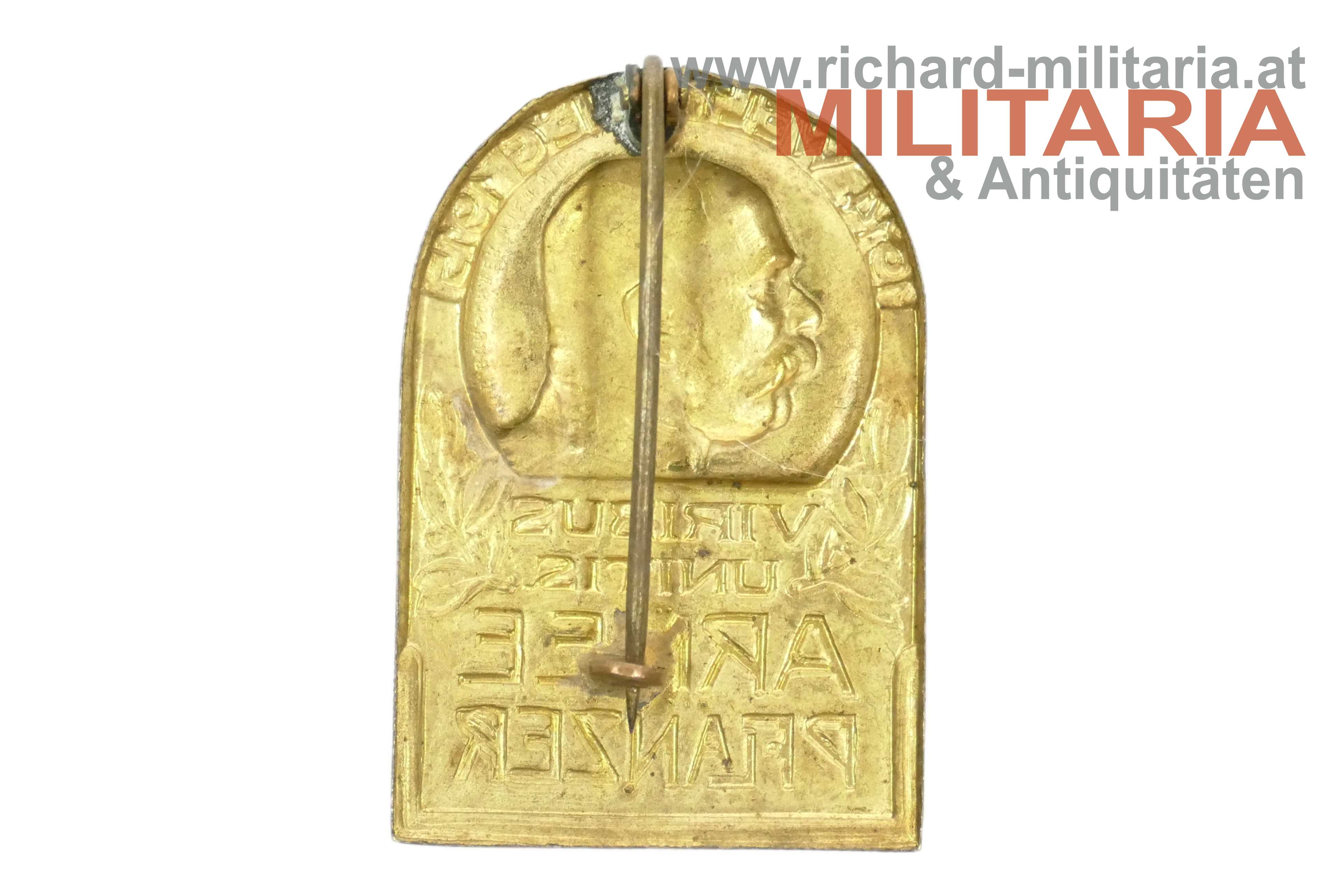 k.u.k. Kappenabzeichen - Armee Pflanzer - Weltkrieg 1914/1915