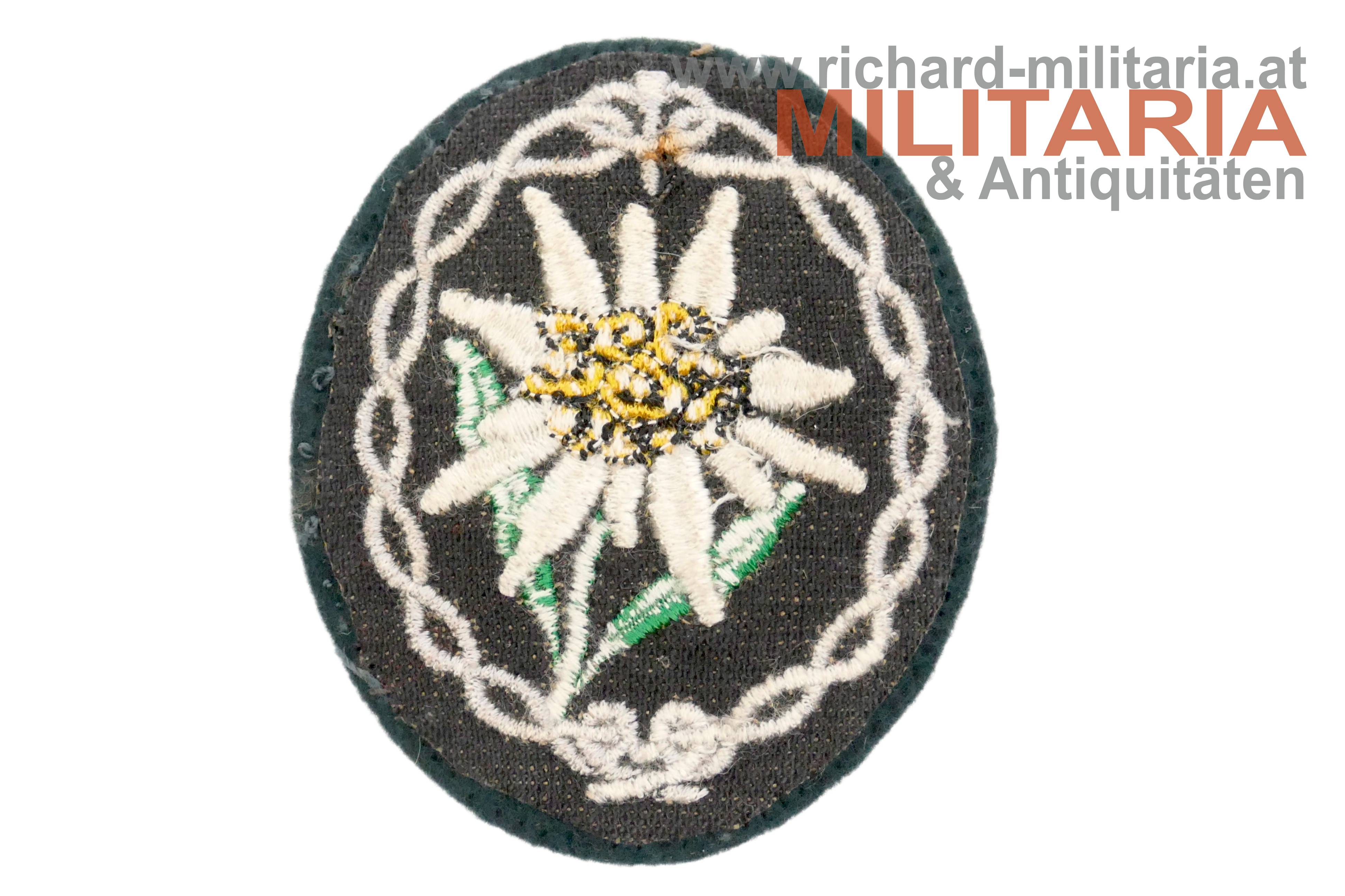 Wehrmacht Ärmelabzeichen für Gebirgsjäger - Mannschaft