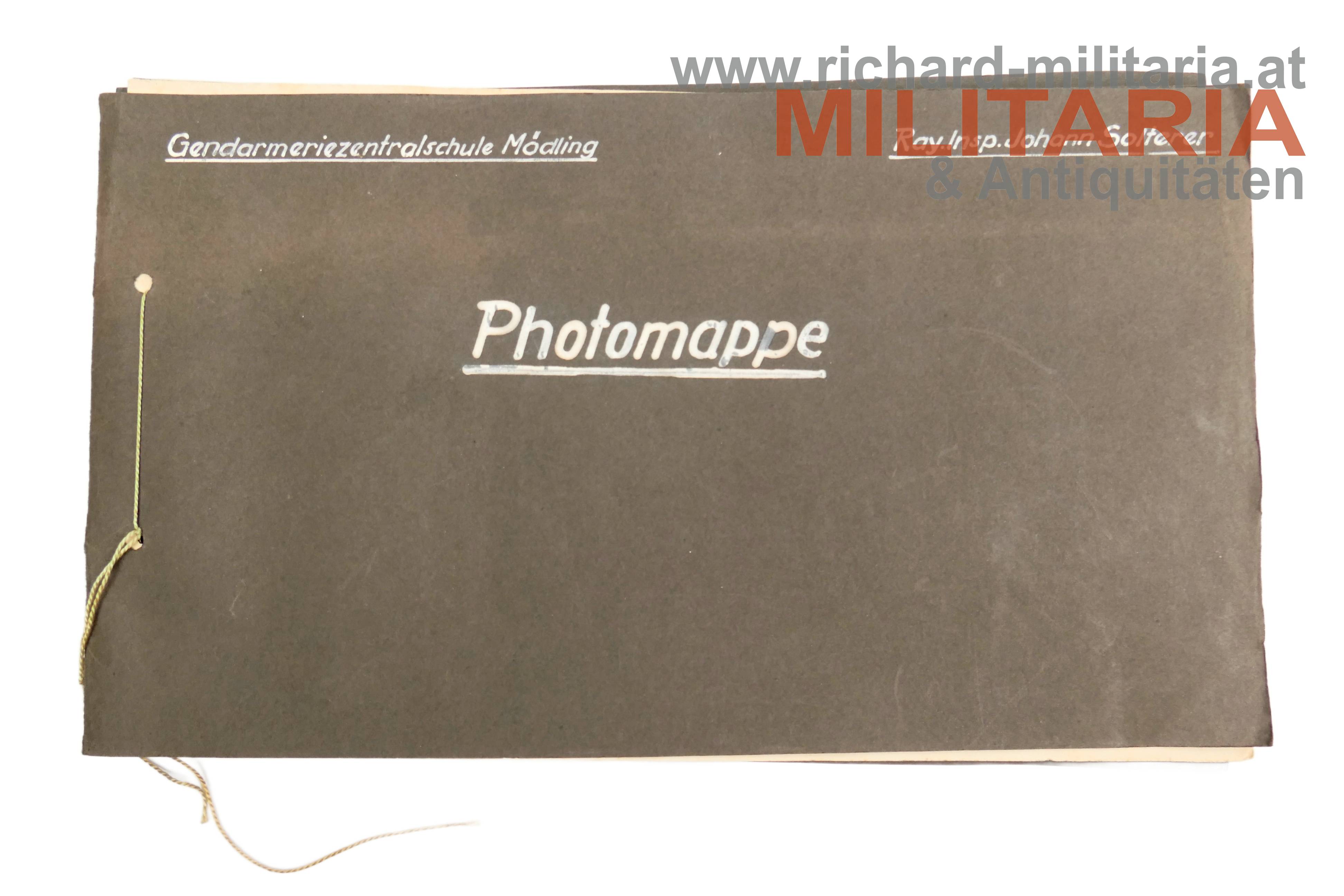 Österreich Bundesstaat - Schulungs-Photomappe - Gendarmeriezentralschule Mödling