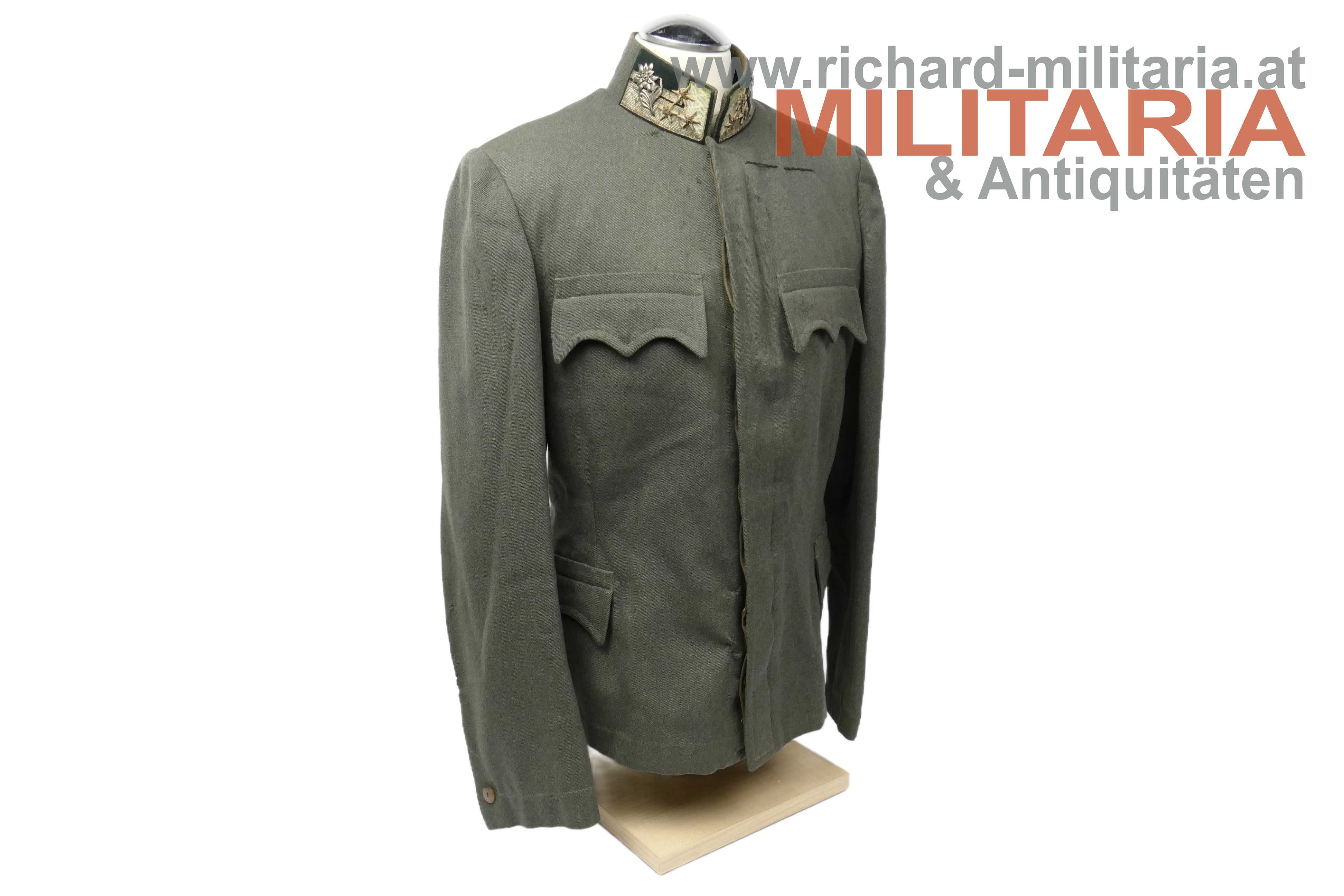 k.k. Landwehr-Gebirgstruppen - feldgraue Bluse - Stabsoberjäger 