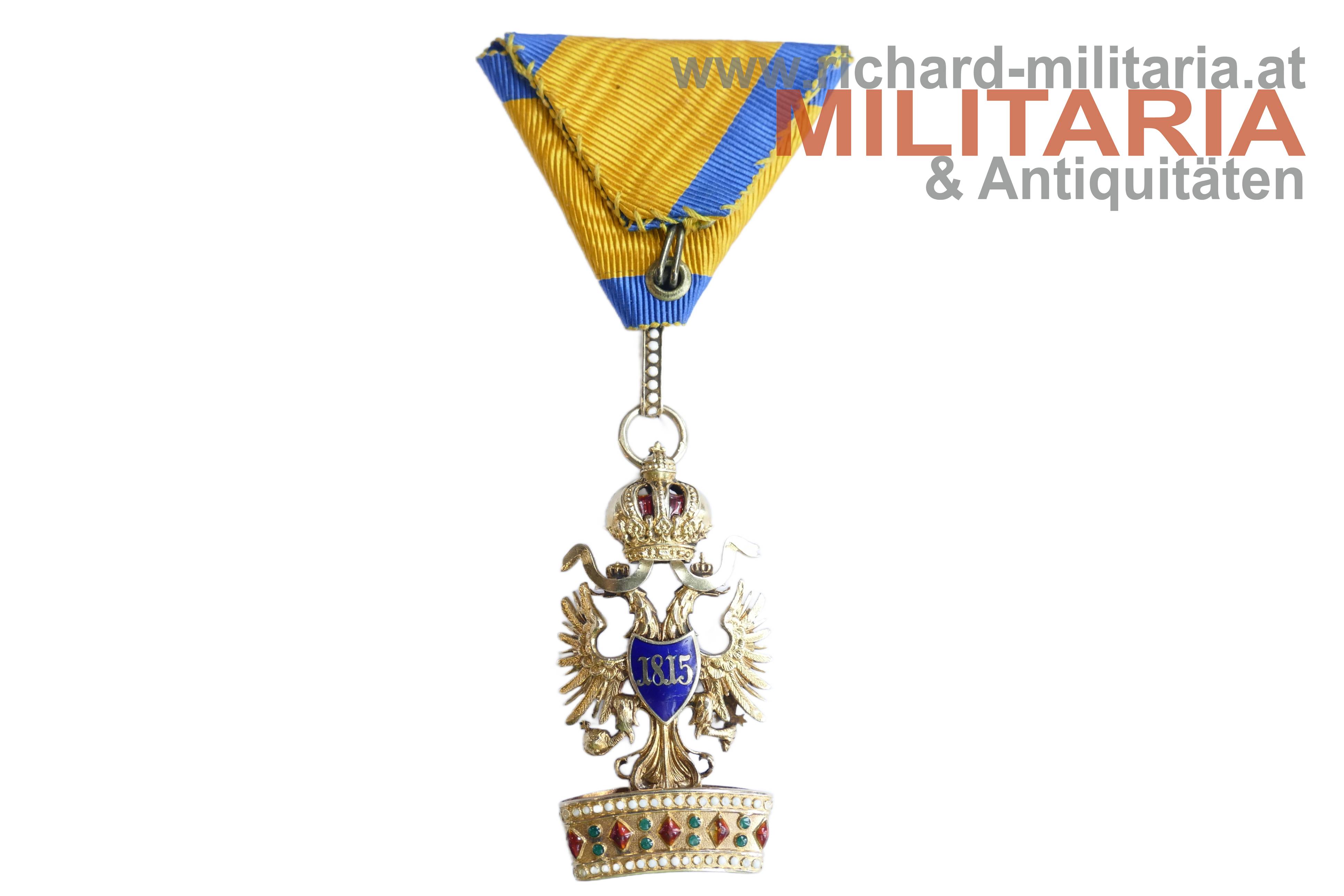 Orden der Eisernen Krone III. Klasse - GOLD