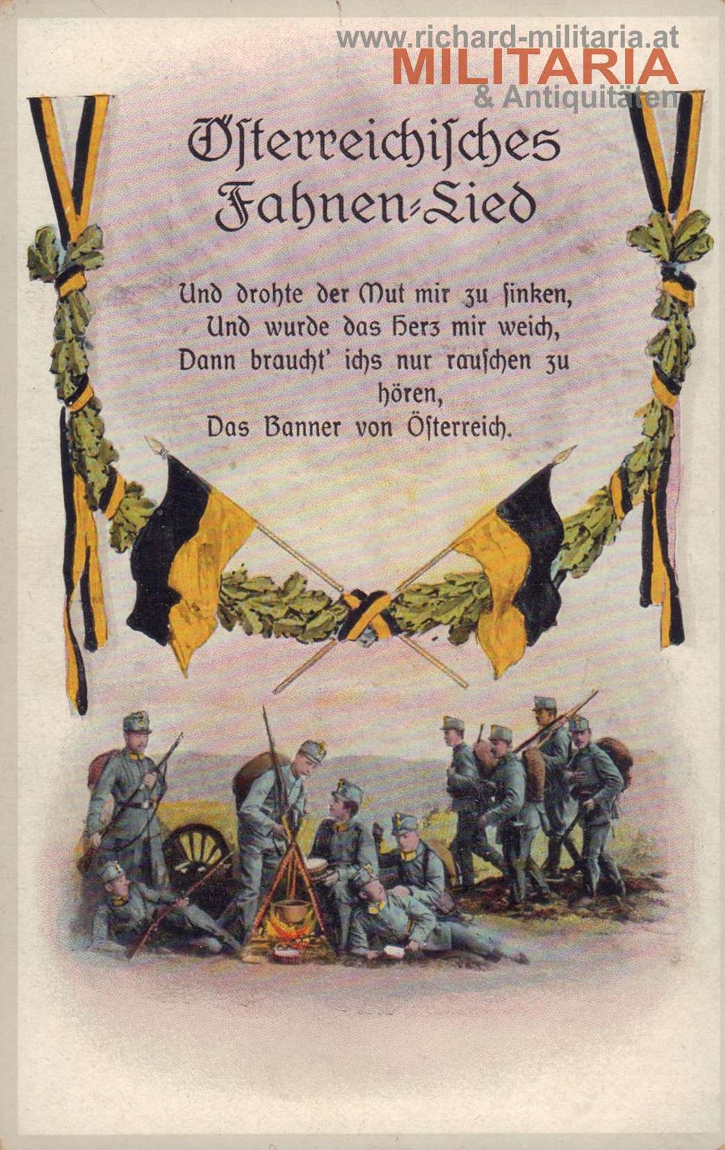 k.u.k. PK - österreichisches Fahnen-Lied