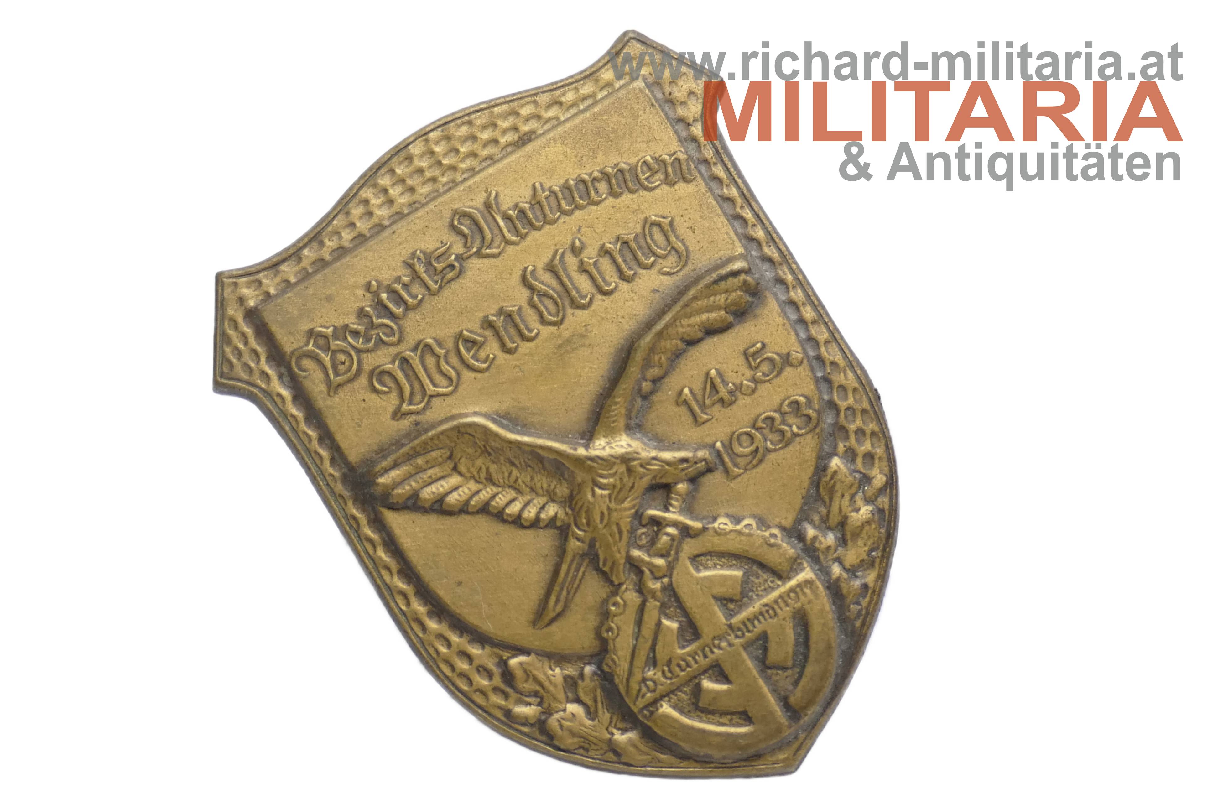 Deutscher Turnerbund - Bezirks-Anturnen Wendling 14. 5. 1933  