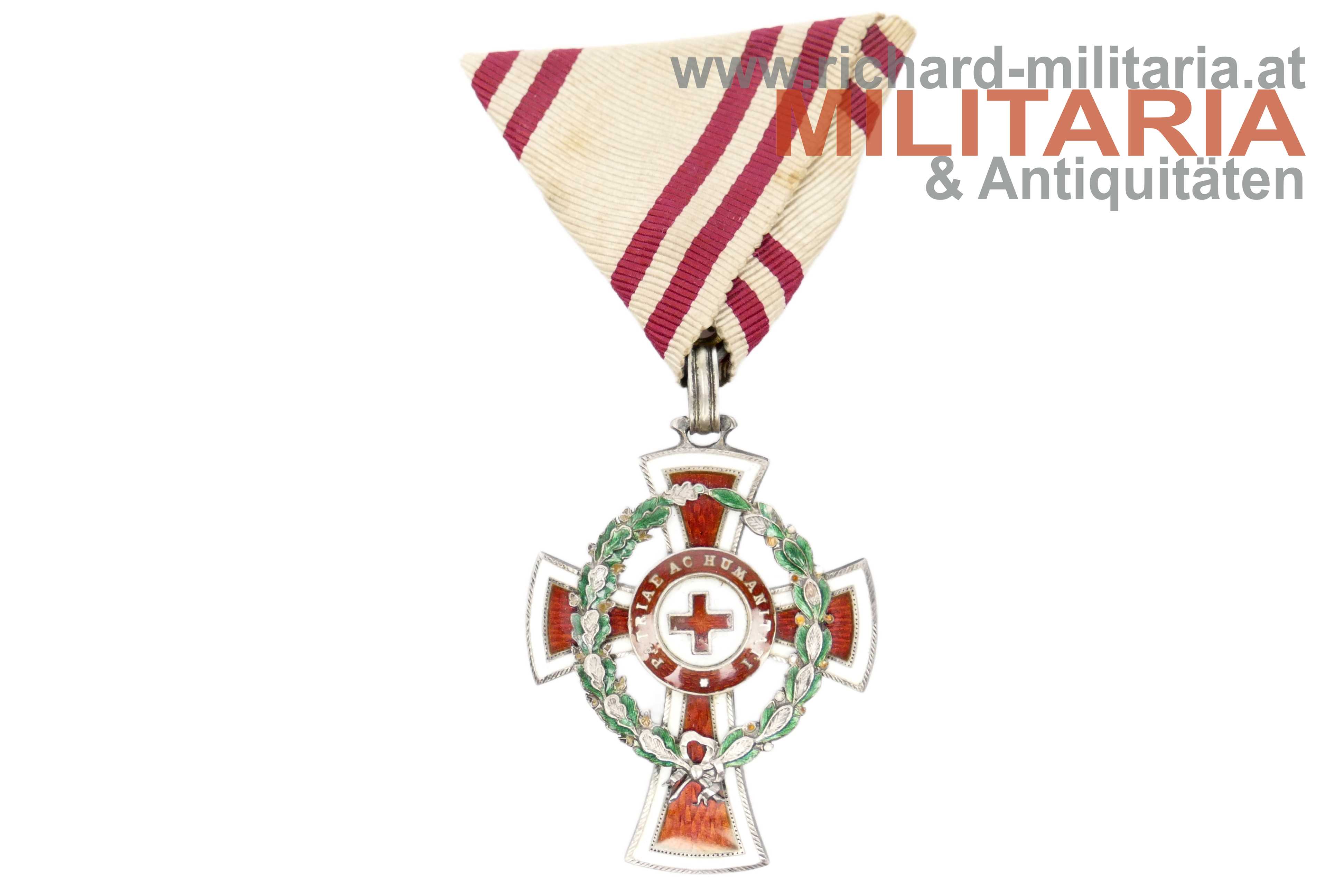 k.u.k. Ehrenzeichen vom Roten Kreuz II. Klasse mit KD