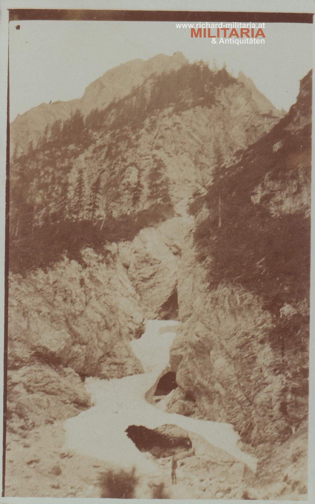 k.u.k. Foto-PK "Gebirgsbach in Tirol - Kleine Zunig - 20. VII 1918