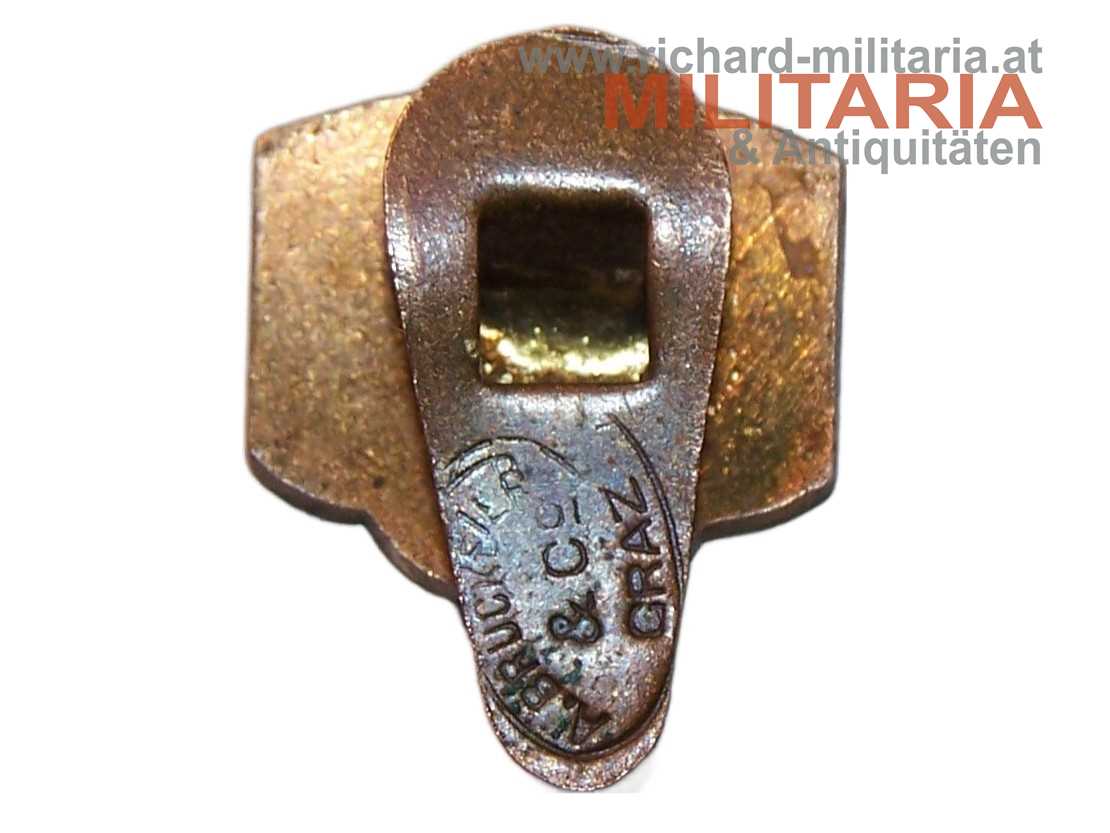 k.k. Abzeichen - Schützen- und Landsturm Regiment 26 - Knopflochtrageweise