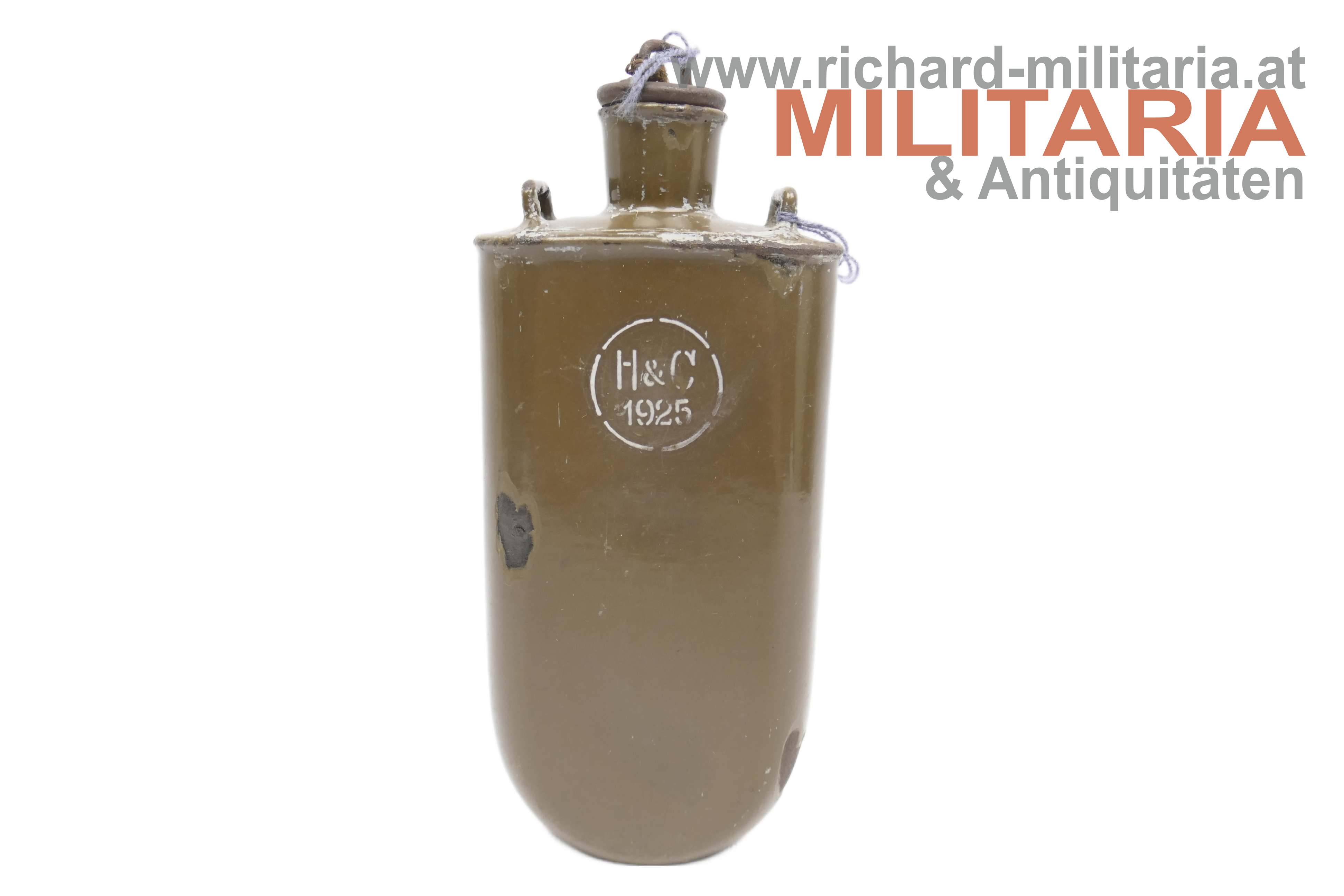 Österreich 1. Republik - Trinkflasche H & C 1925 