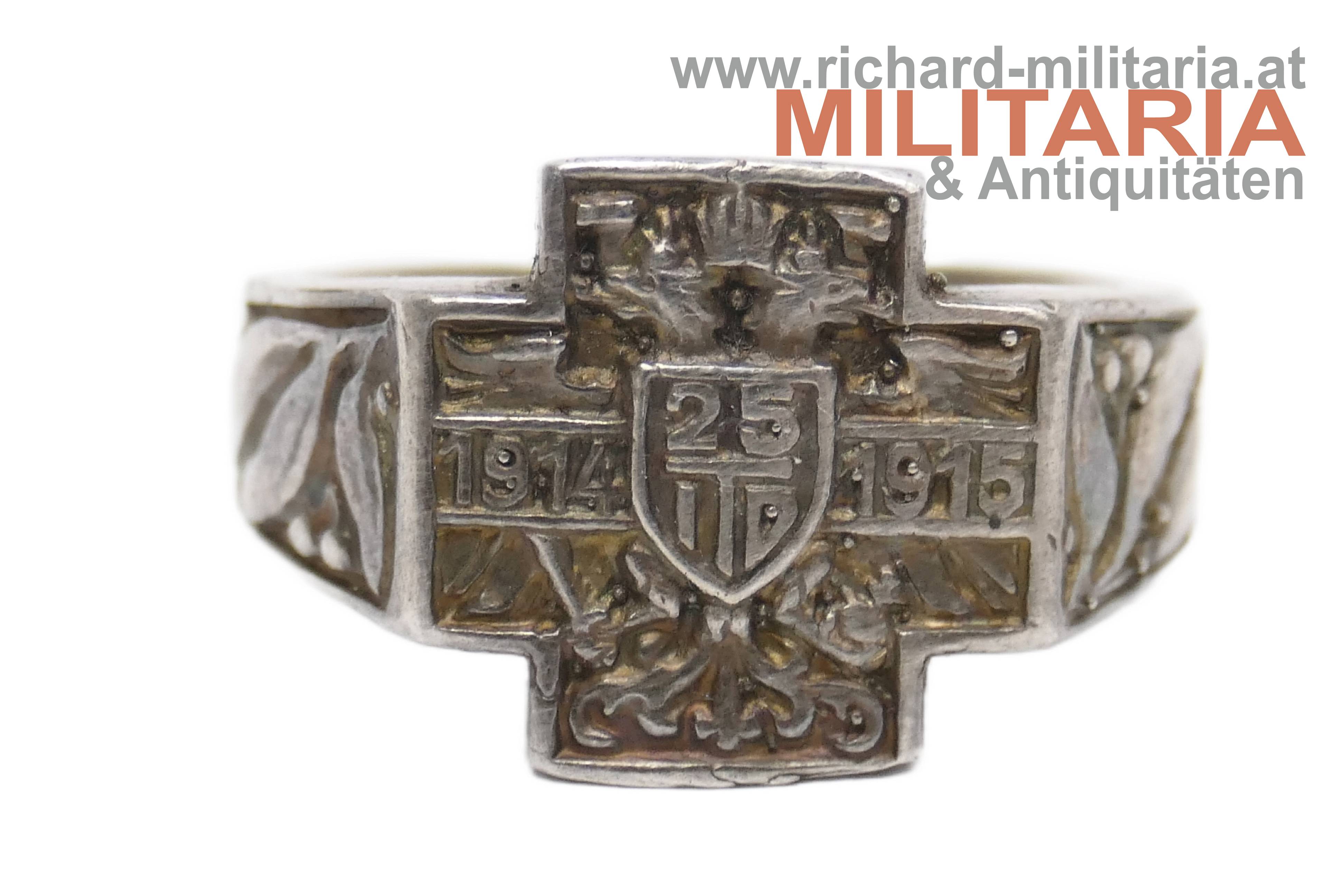 k.u.k. Ring - 25. ITD 1914-1915 - SILBER