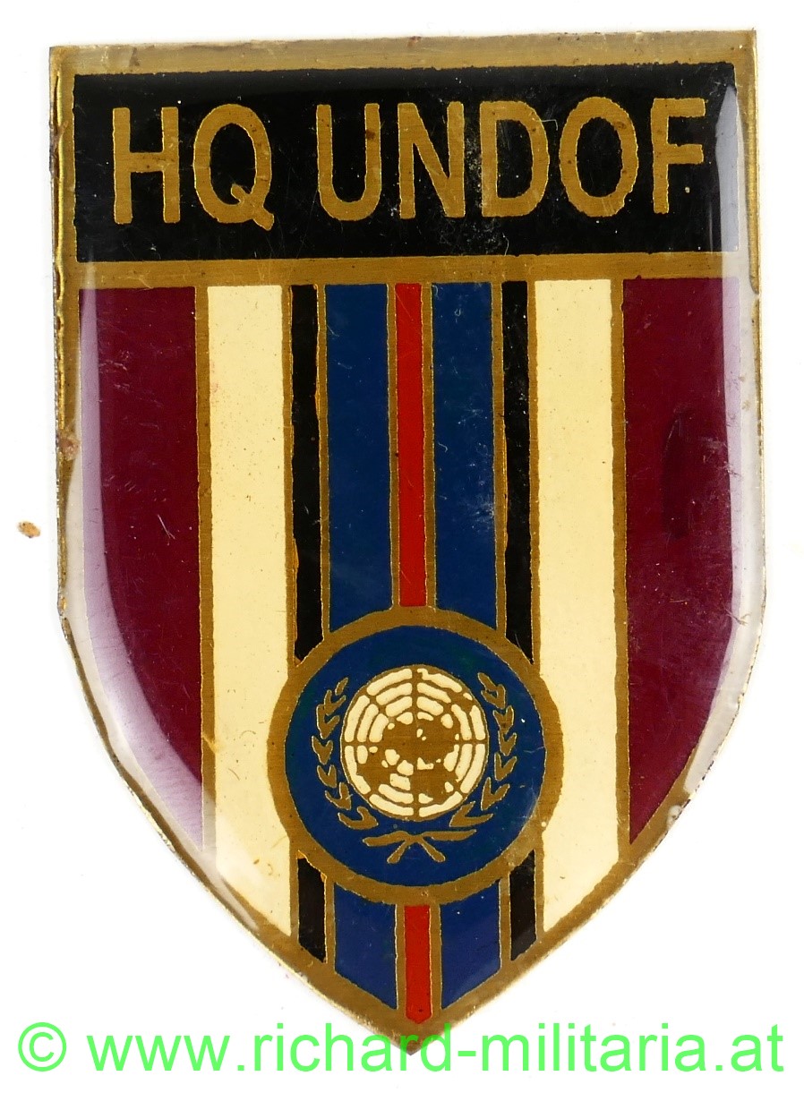Österreich Truppenkörperabzeichen HQ UNDOF