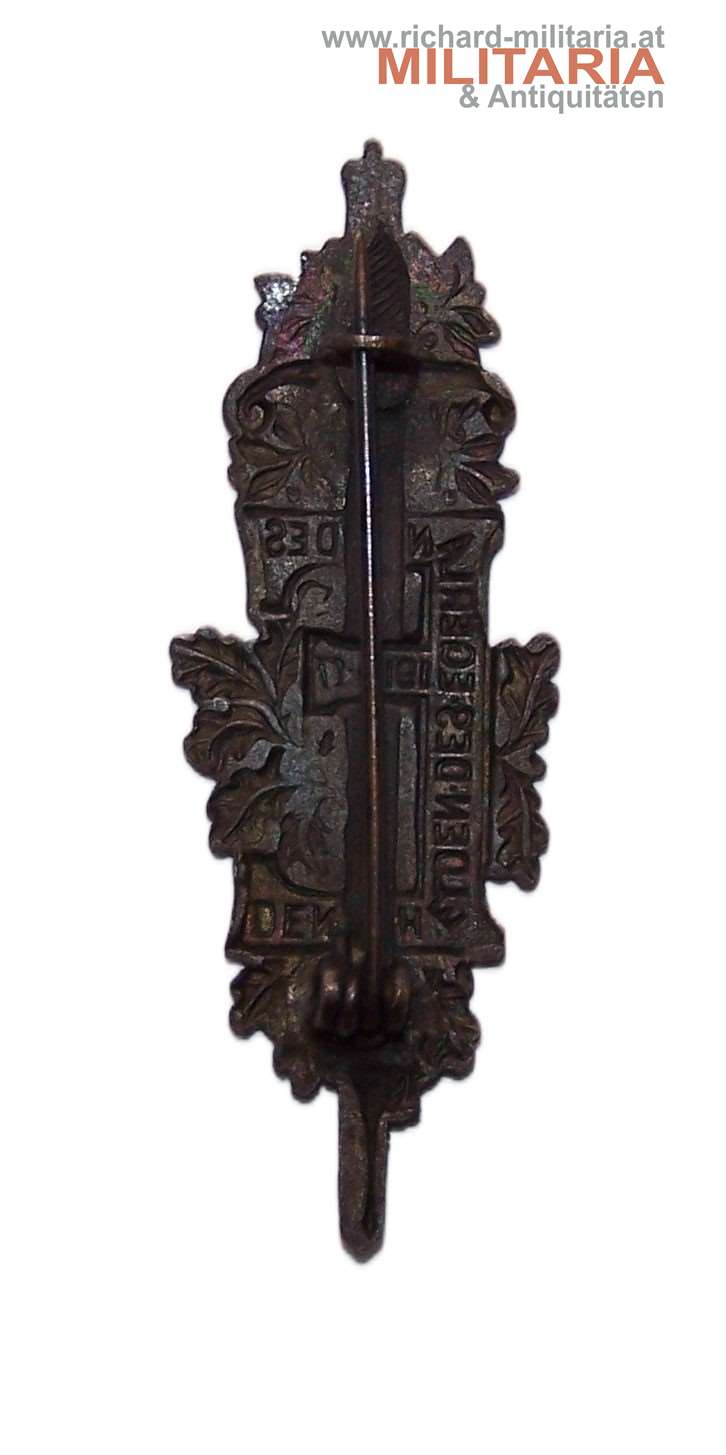 k.u.k. Kappenabzeichen "Den Helden des Egerlandes 1914-17"