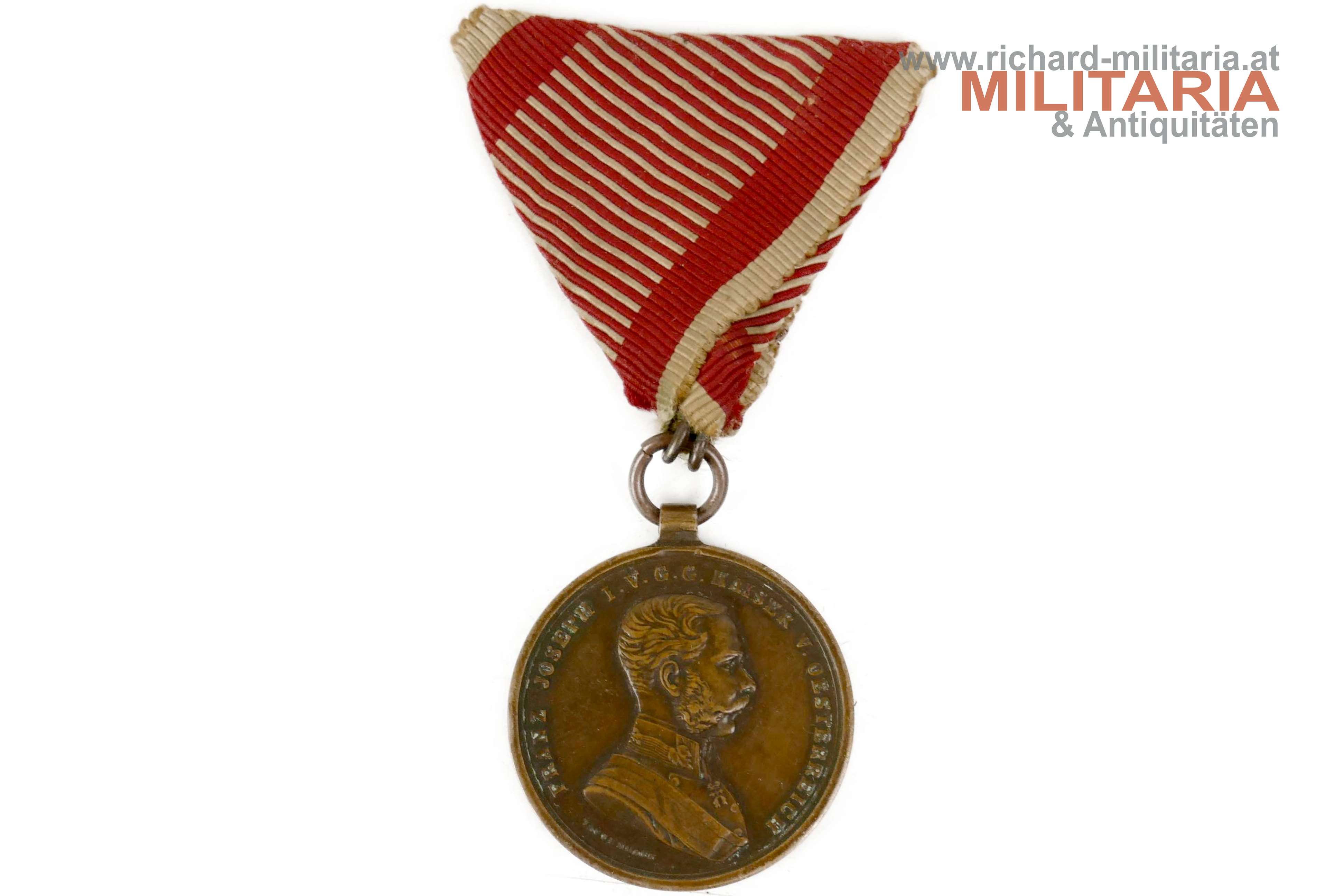 k.u.k. Bronzene Tapferkeitsmedaille Kaiser Franz Josef