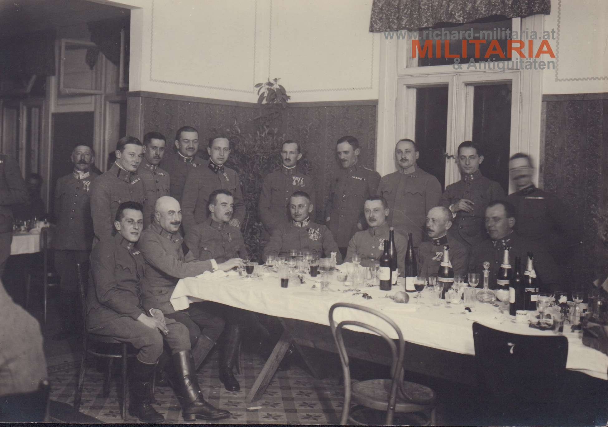 Oberst Hönigschmid mit Stab in KOWEL - 16.10.1917