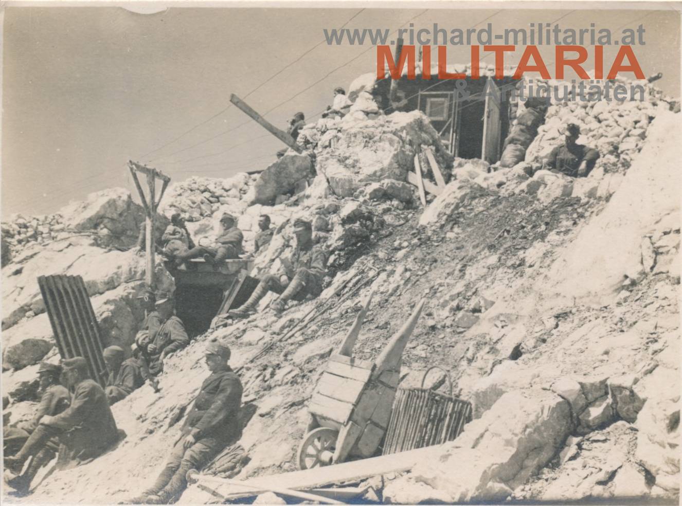 k.u.k. Fotokonvolut  Südfront Hochgebirge 304. Honvéd - 16 TOP-Fotos 