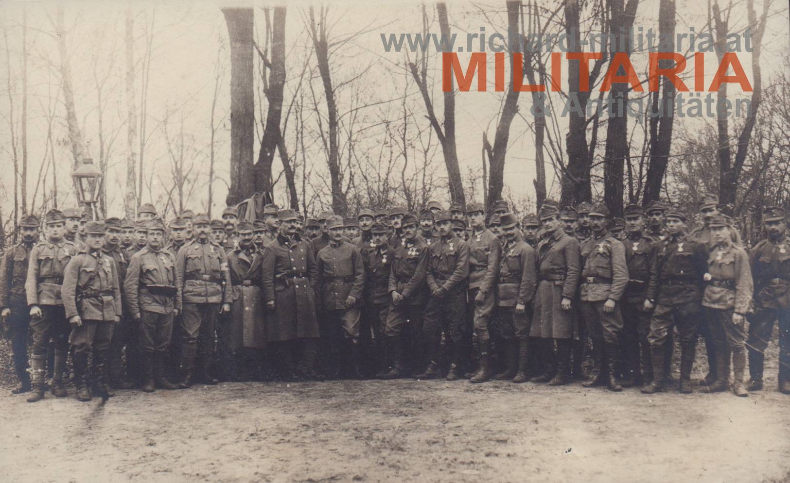 k.u.k. Foto - "nach der Dekorierung"