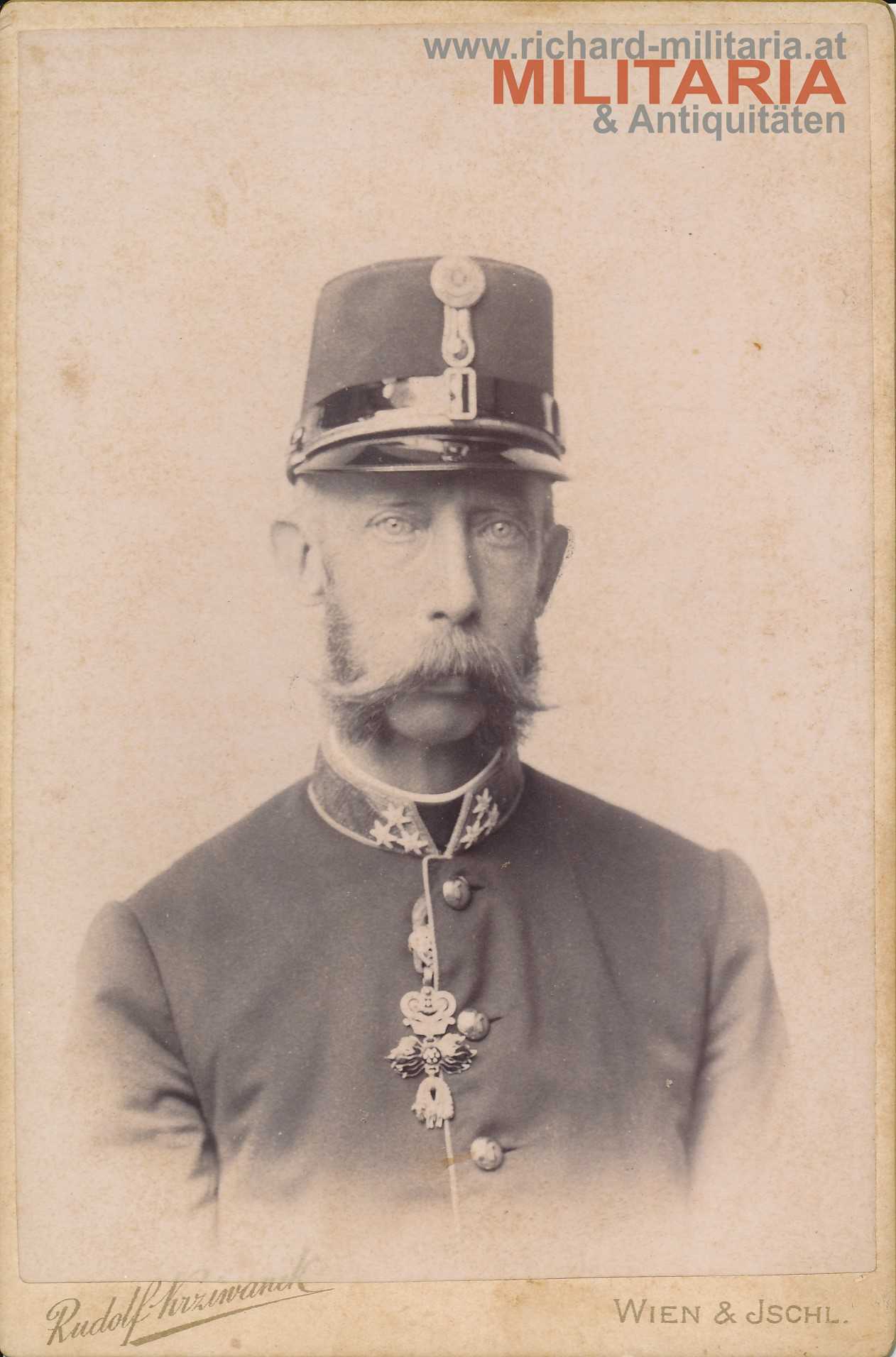k.u.k. Hartkartonfoto - Erzherzog Ludwig Viktor von Österreich