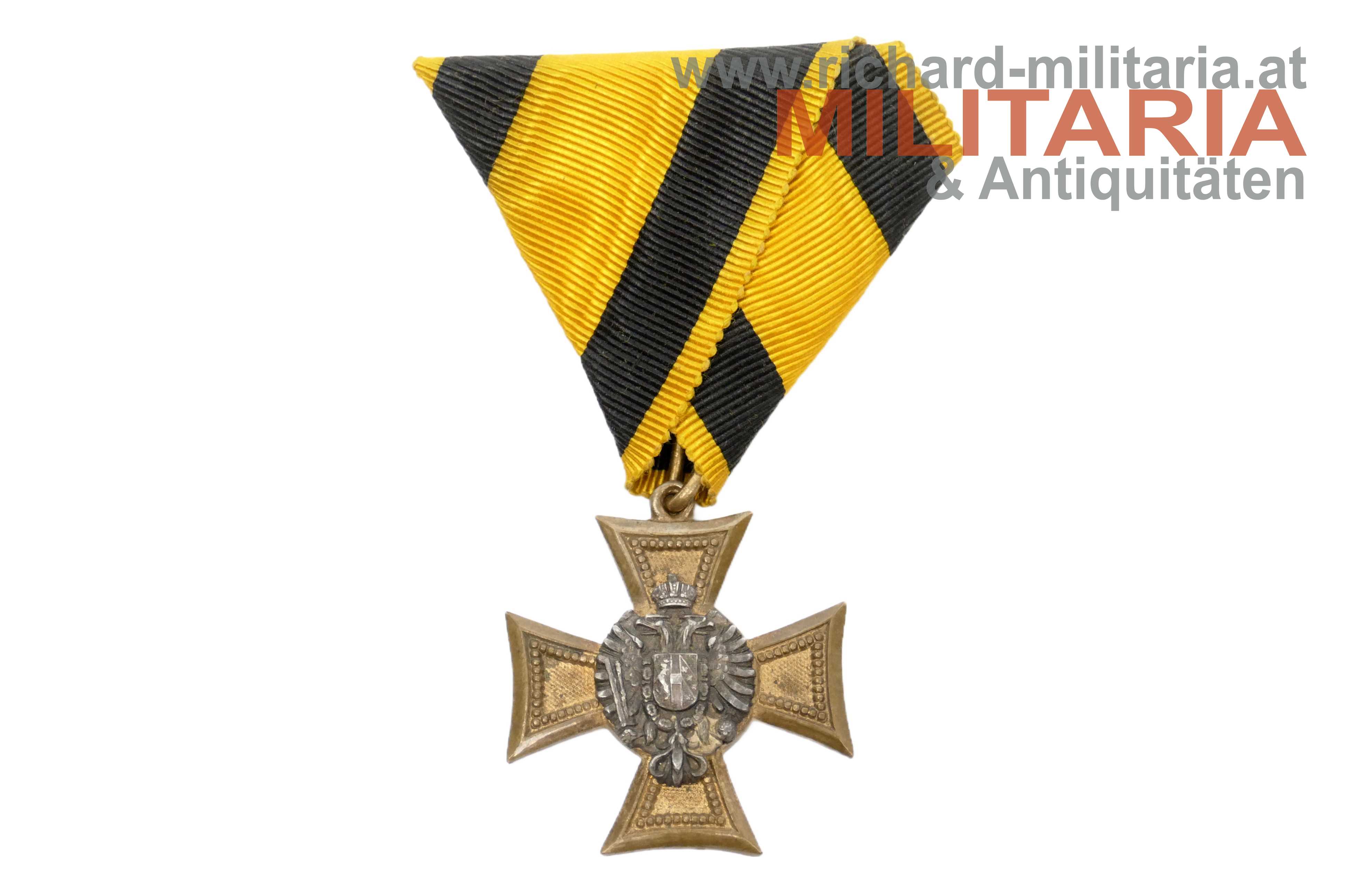 k.u.k. Militärdienstzeichen - Offizier 1. Klasse (25. J.) - Modell 1849-90