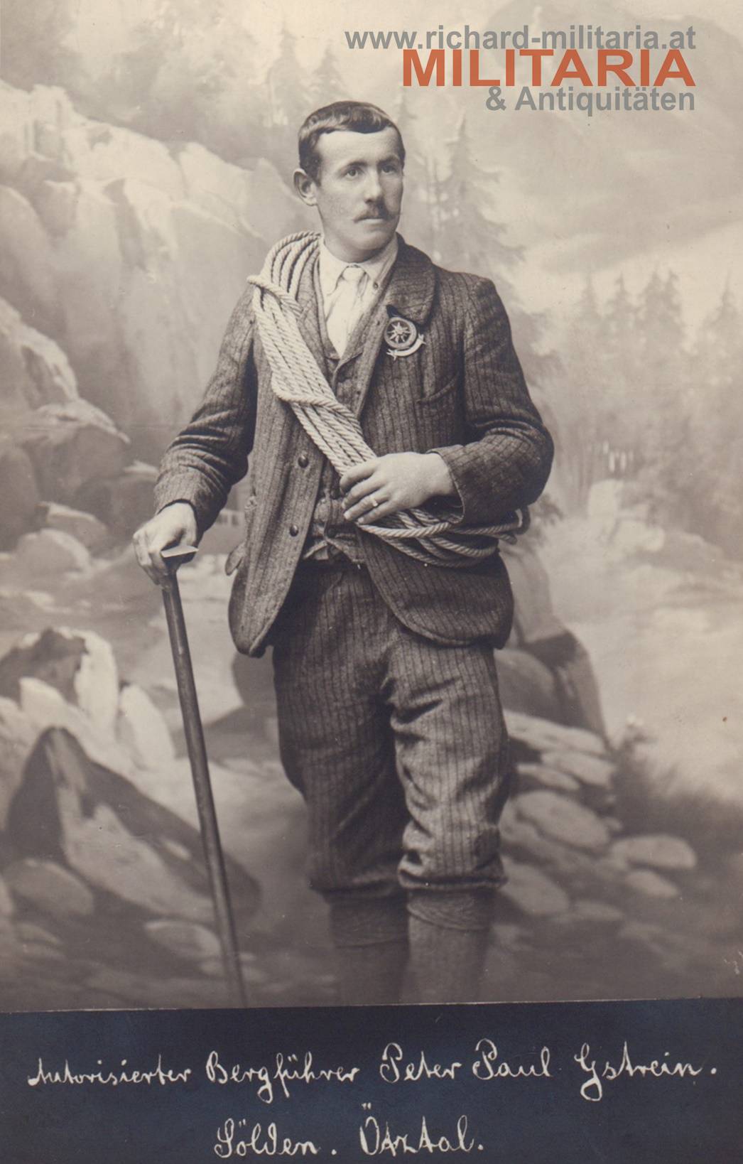 Foto - Bergführer Peter Paul Gstrein aus Sölden Ötztal