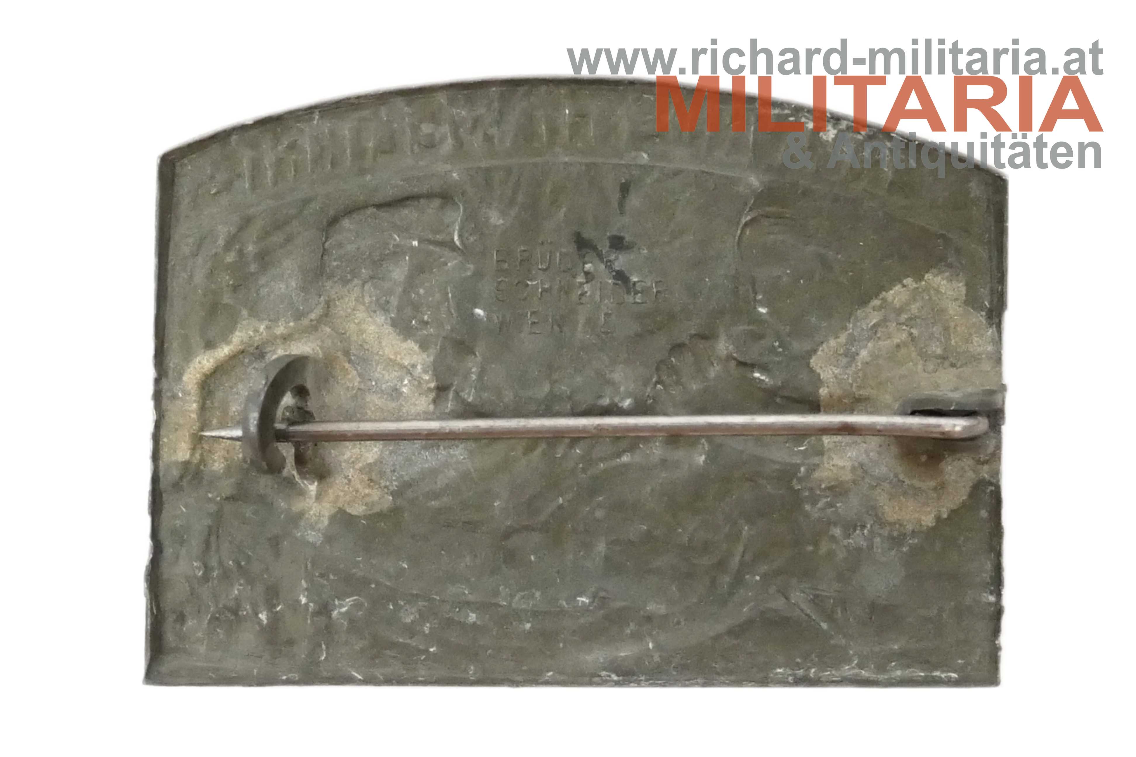 k.u.k. Kappenabzeichen - Verwundet im Weltkrieg 