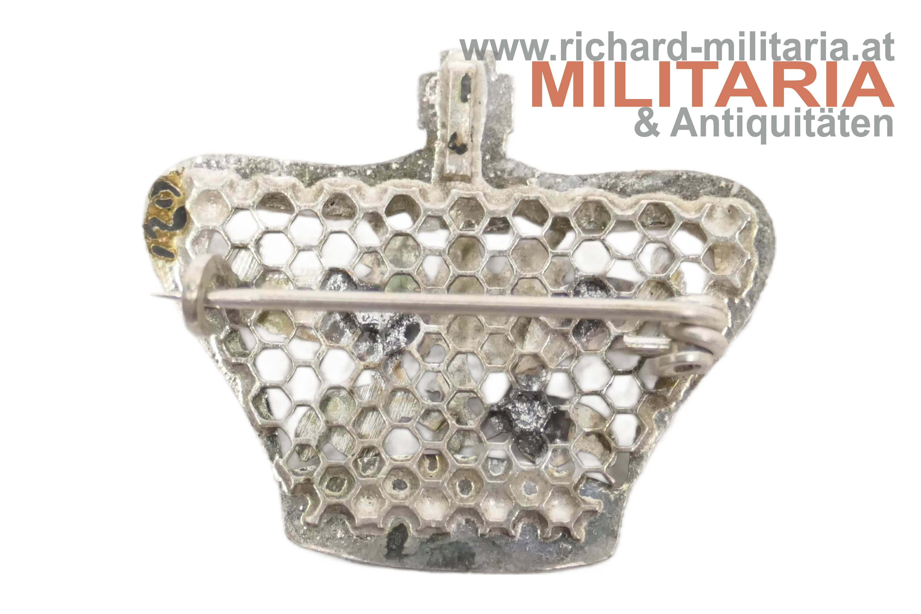 k.u.k. patriotisches Abzeichen - Krone mit polnischem Adler