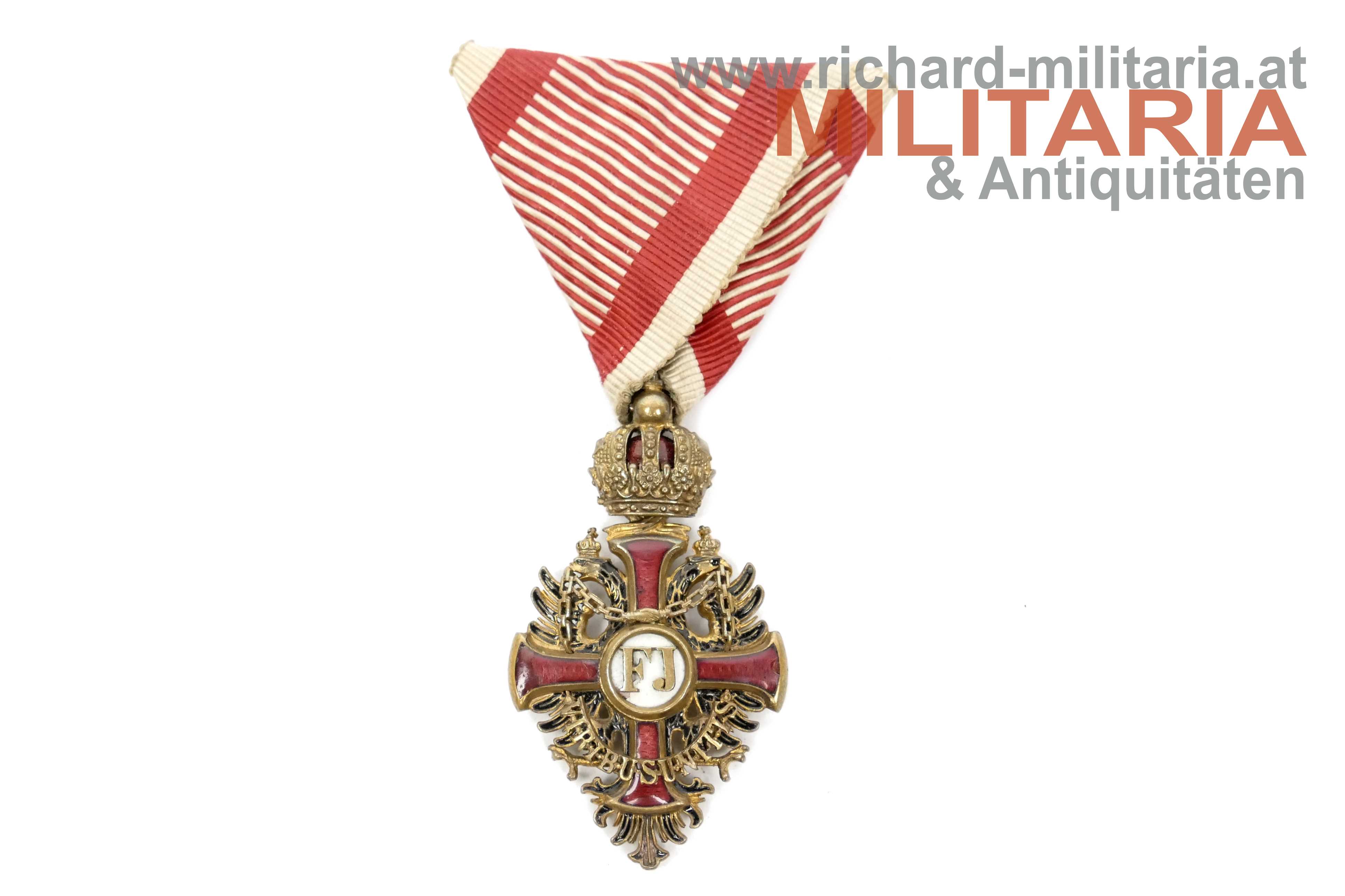 k.u.k. Franz Joseph-Orden Ritterkreuz - V. Mayer