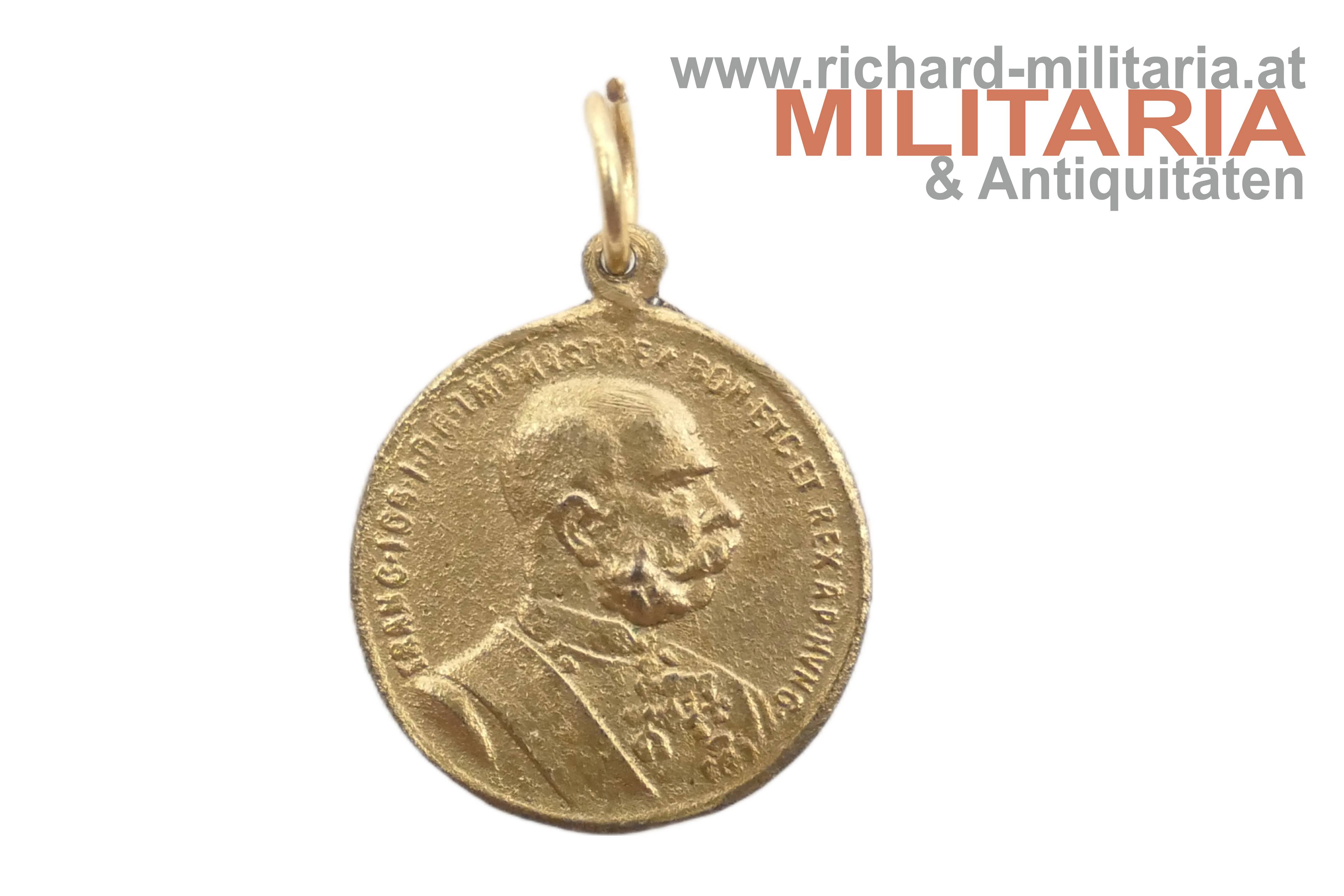 k.u.k. Bronzene Jubiläumserinnerungsmedaille 1898 - MINIATUR