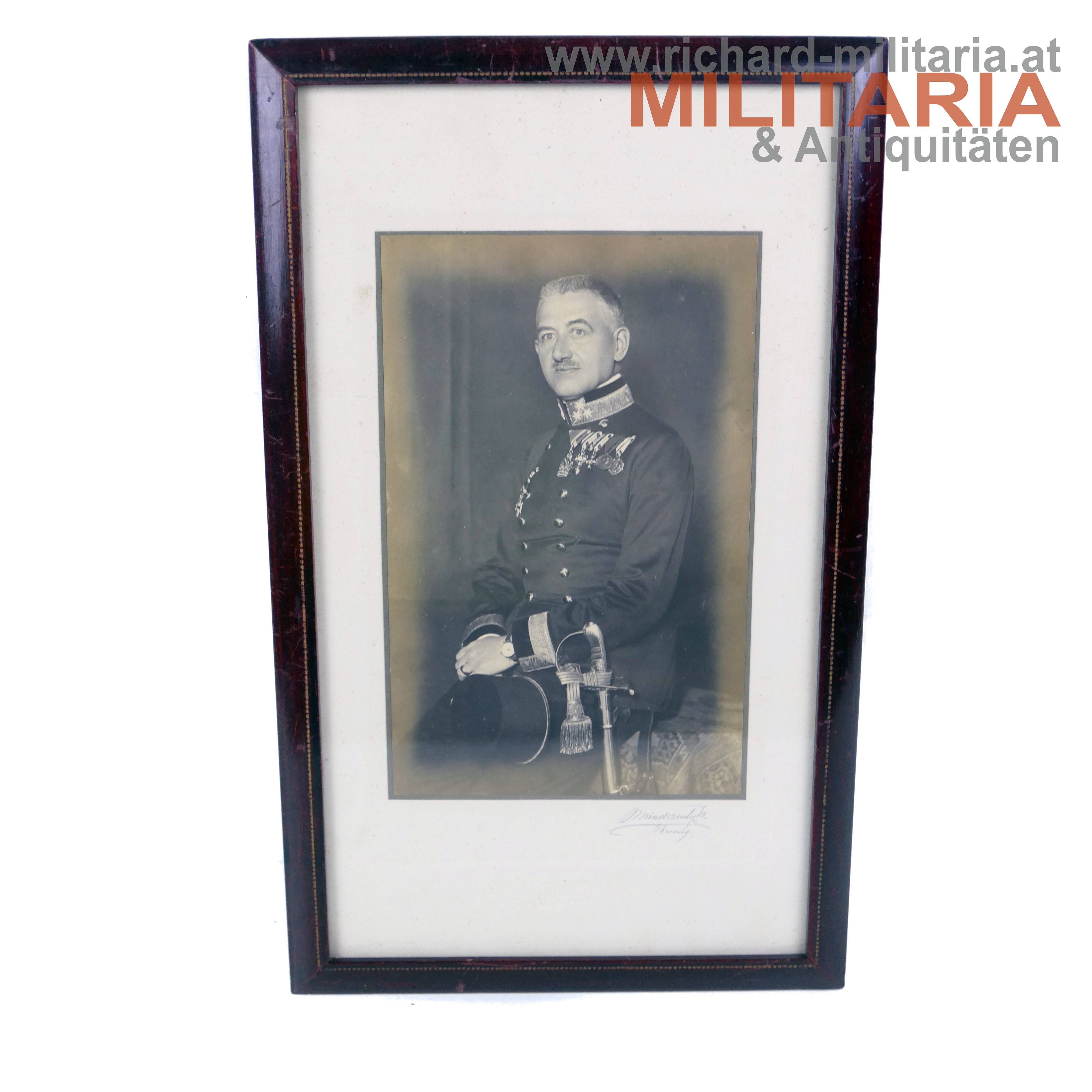 k.u.k. Portraitfoto - Oberst mit Orden 