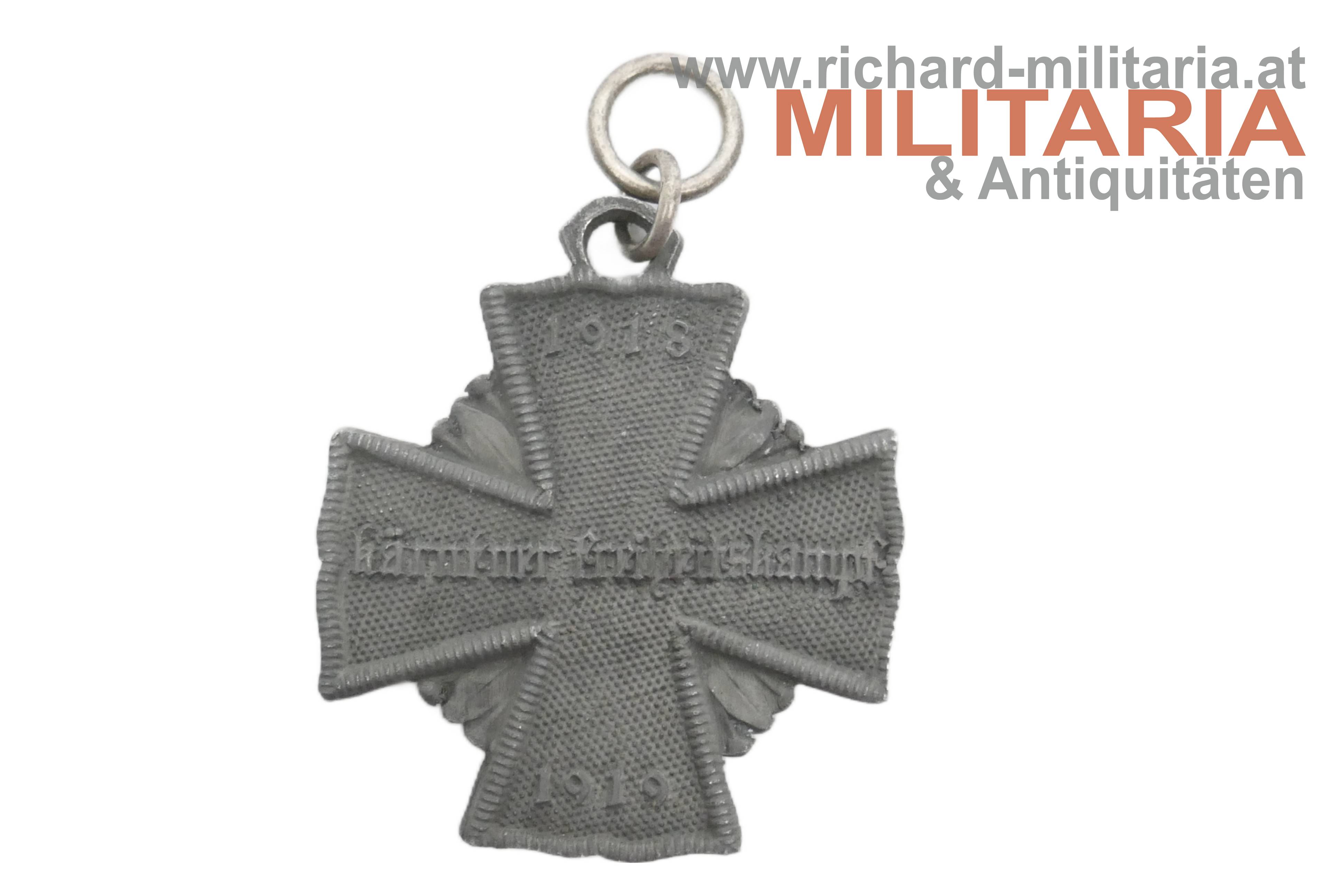 Allgemeines Kärntner Kreuz für Tapferkeit