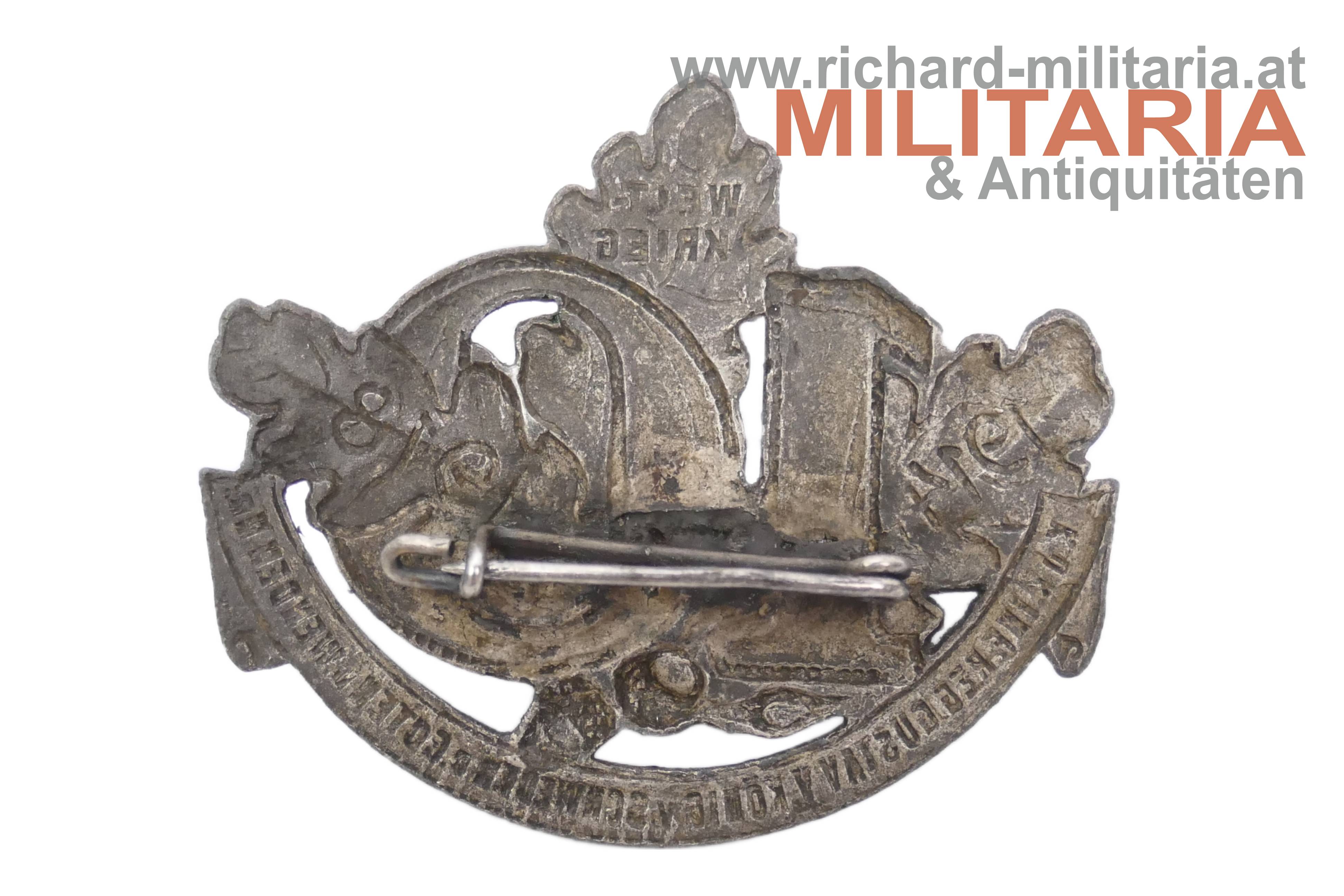 k.u.k. Kappenabzeichen IR 10 - 1914-1918 