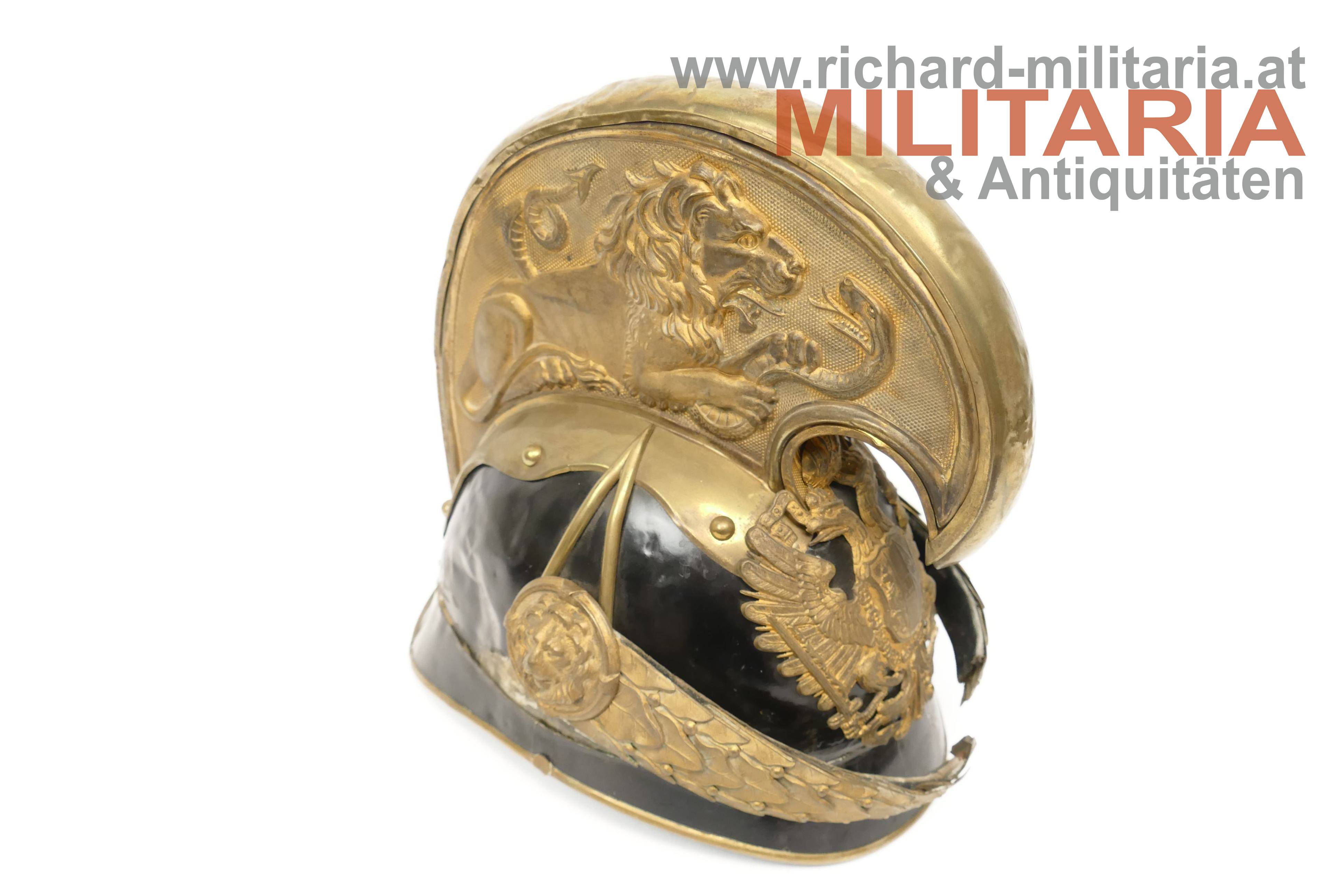 k.u.k. Dragoner Helm - Offizier - zum Restaurieren