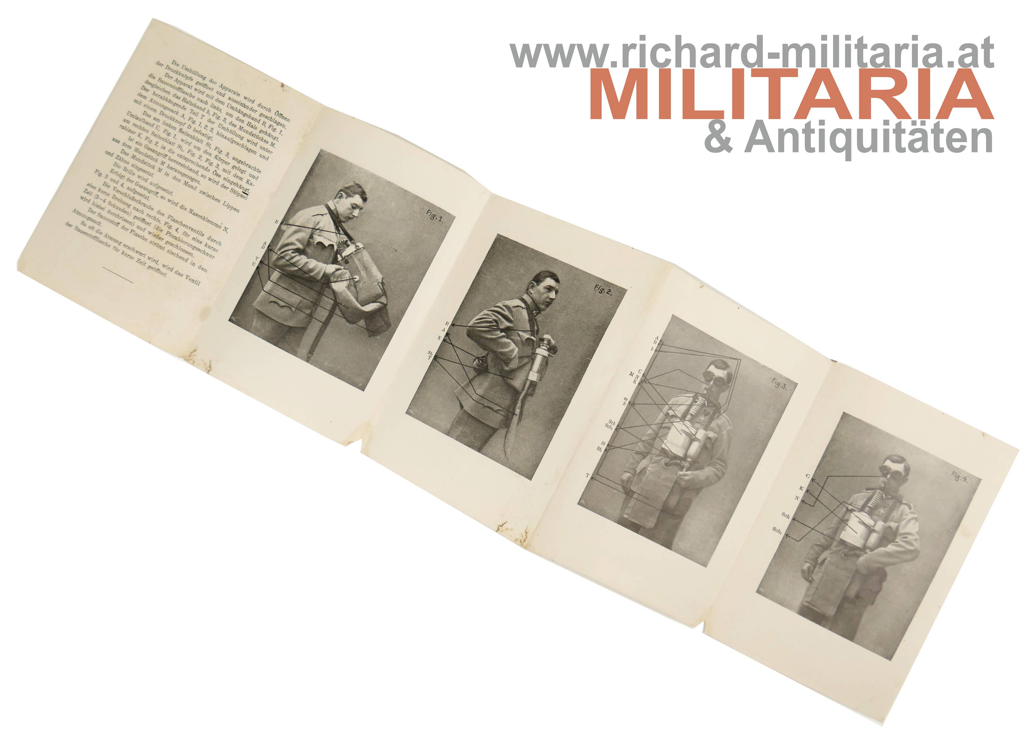 k.u.k. Dienstvorschrift "Gebrauch der Atmungsapparate (Selbstretter)" 