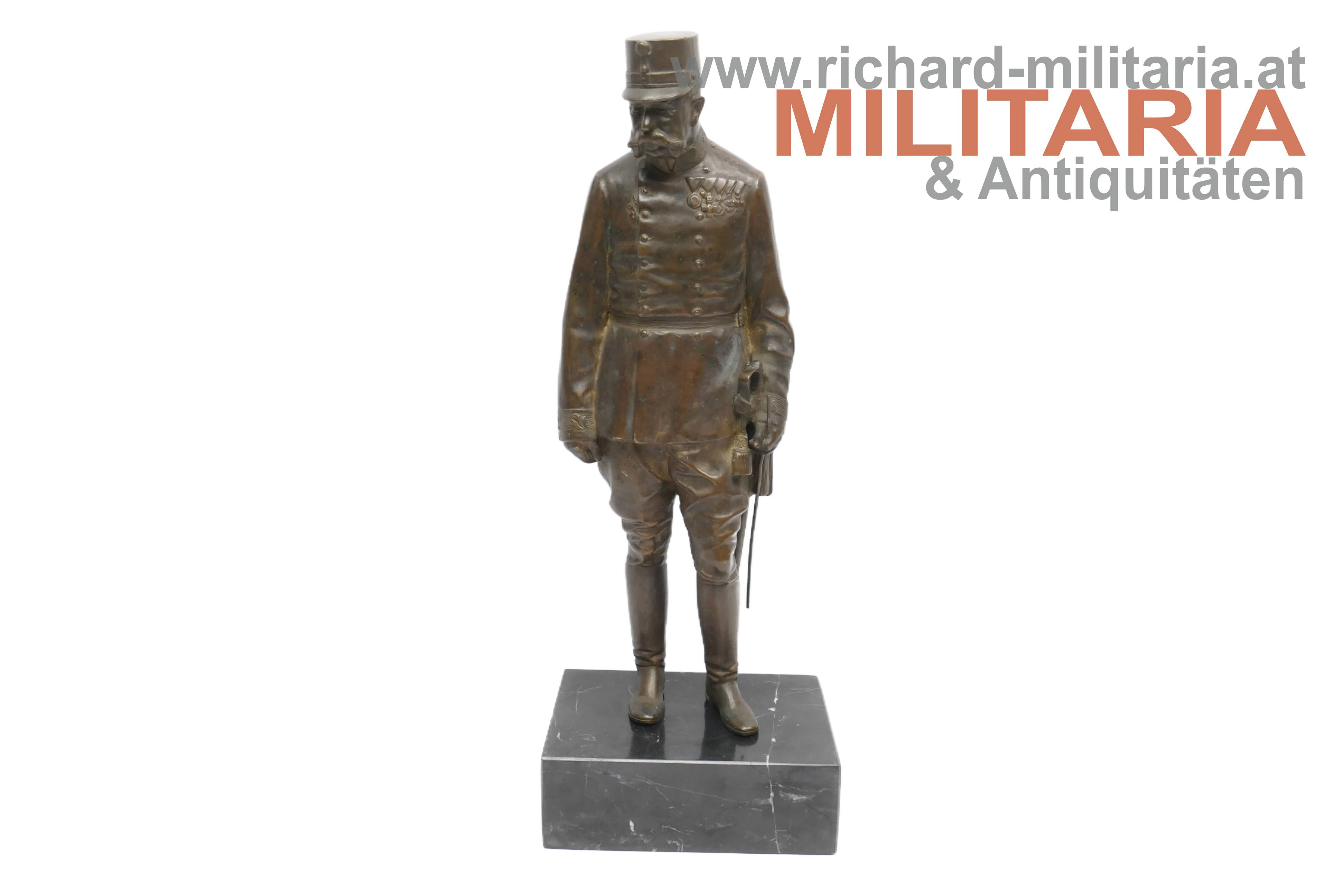Statue Kaiser Franz Josef - Bronze 40 cm