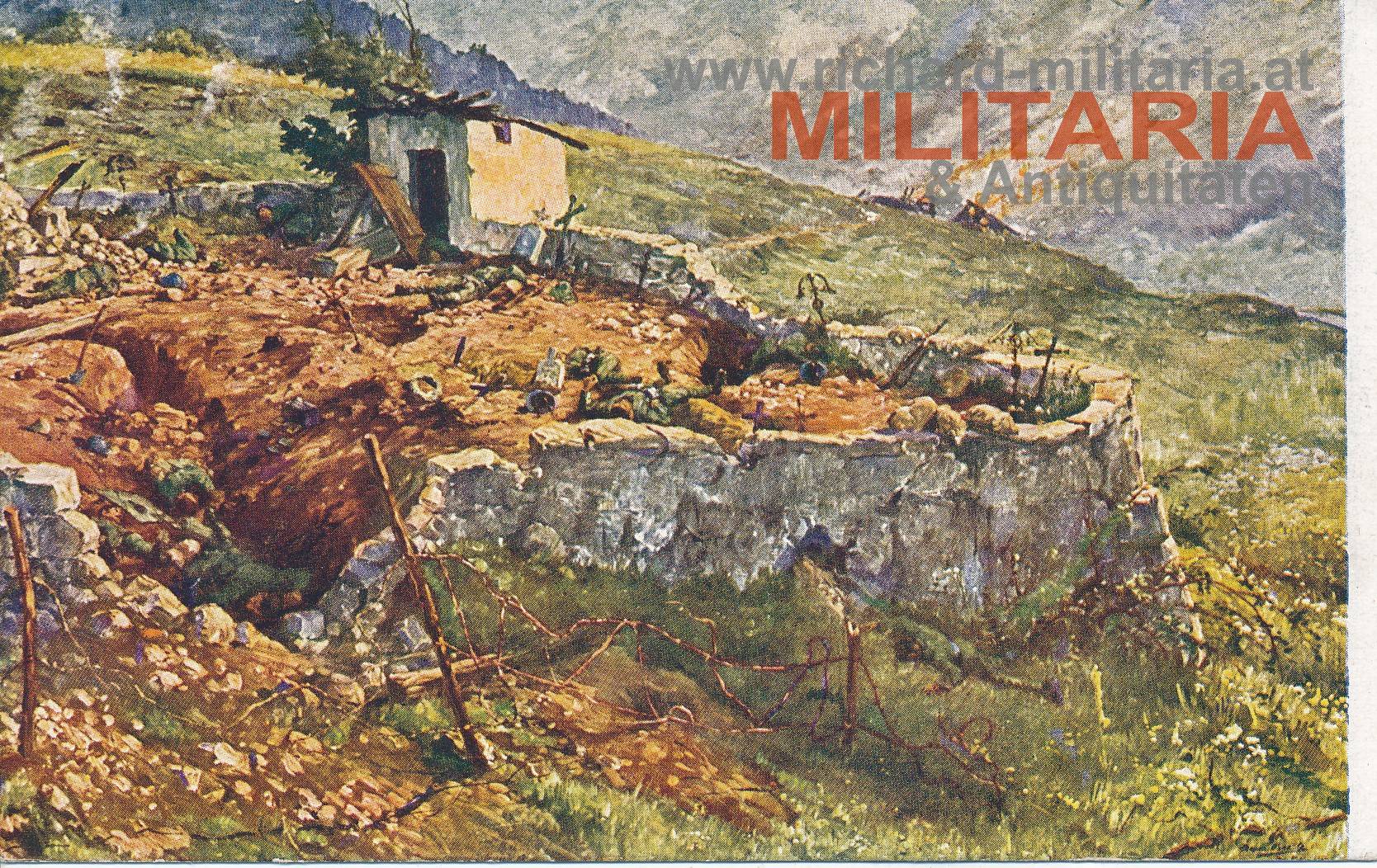 k.k. PK - Kaiserschützen Witwen- & Waisenfond - Vallarsatal Juni 1916