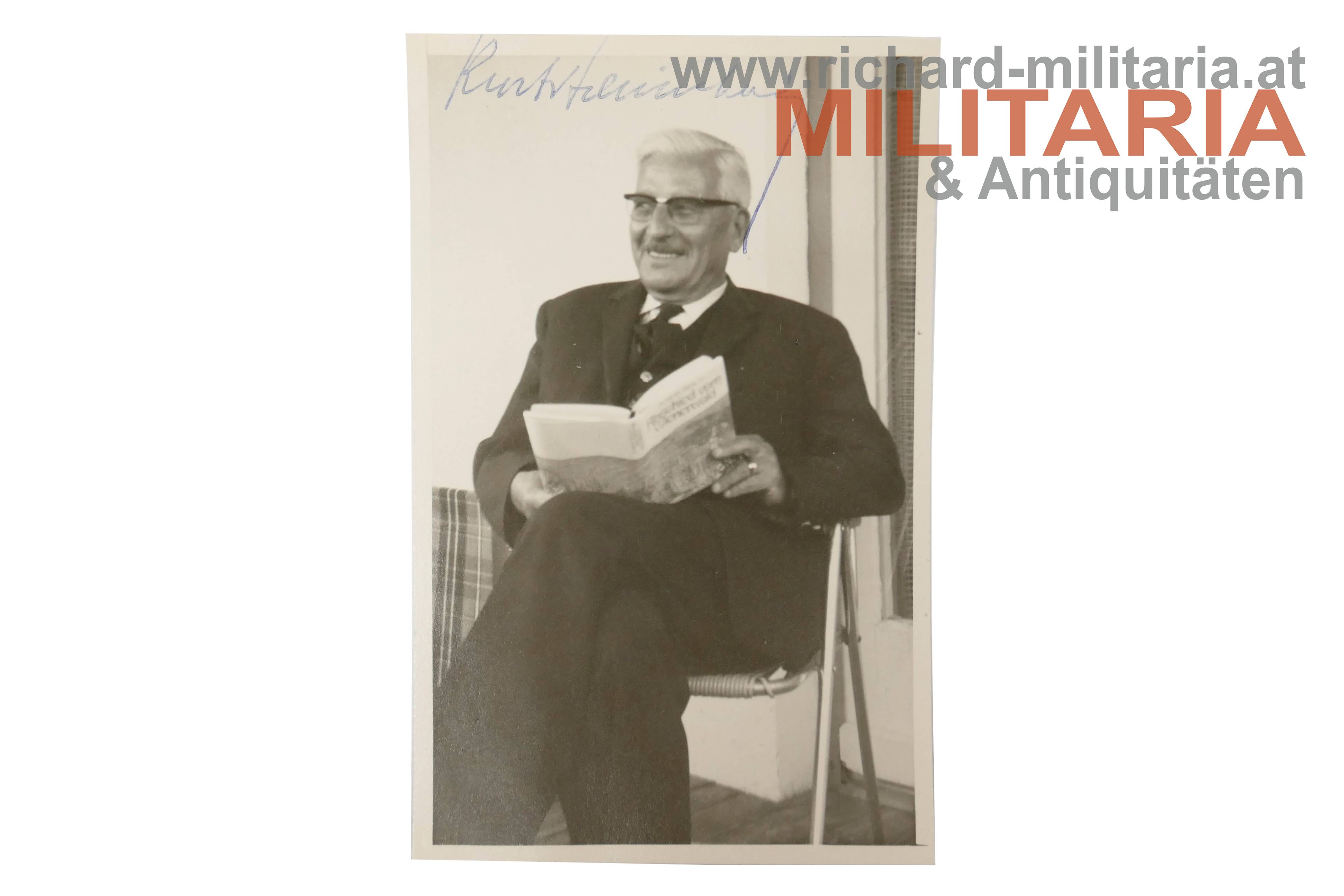 Dr. Kurt Schuschnigg - signiertes Foto