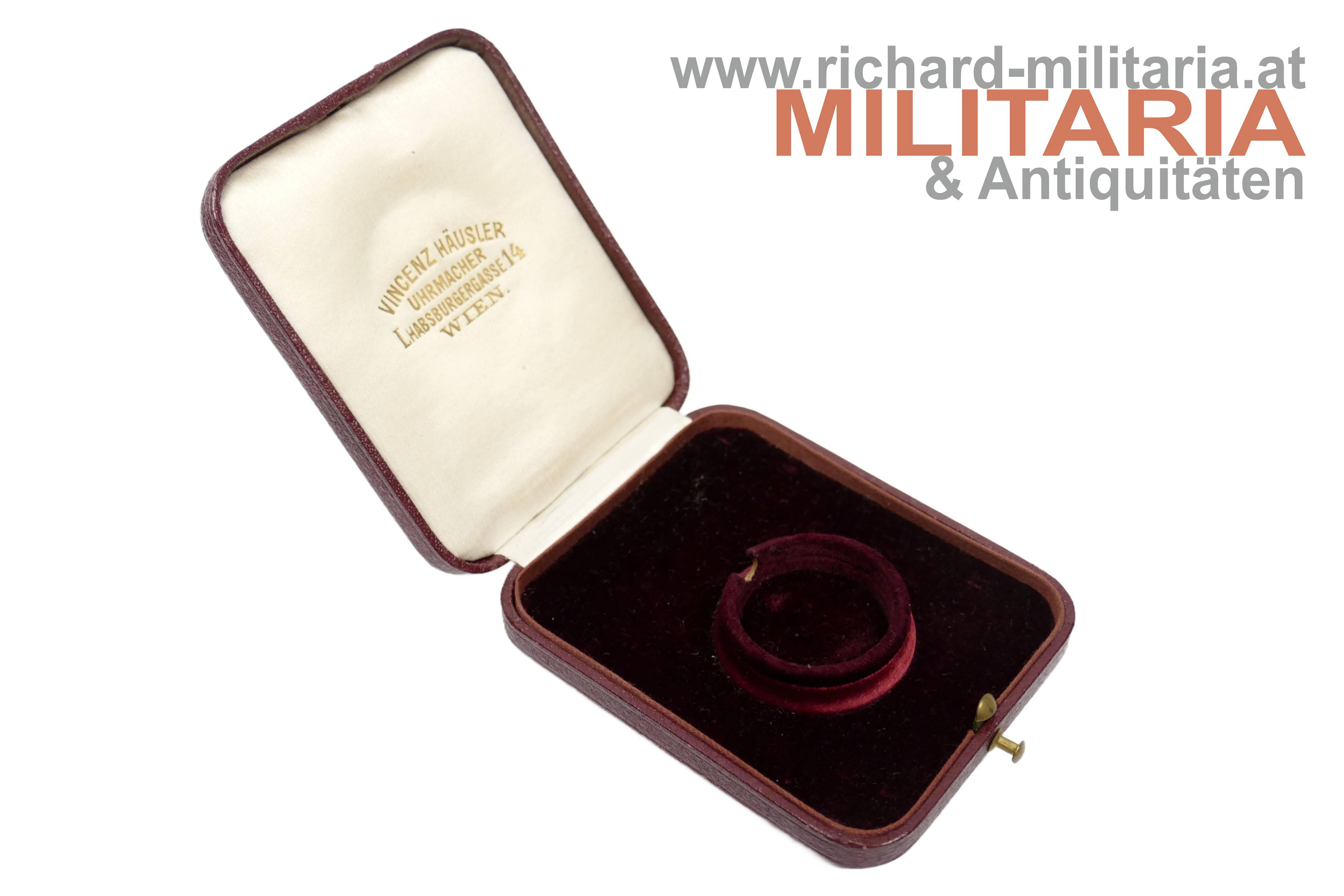 k.u.k. Kriegsmarine - Etui zum Marine-Chronometer - Vincenz Häusler