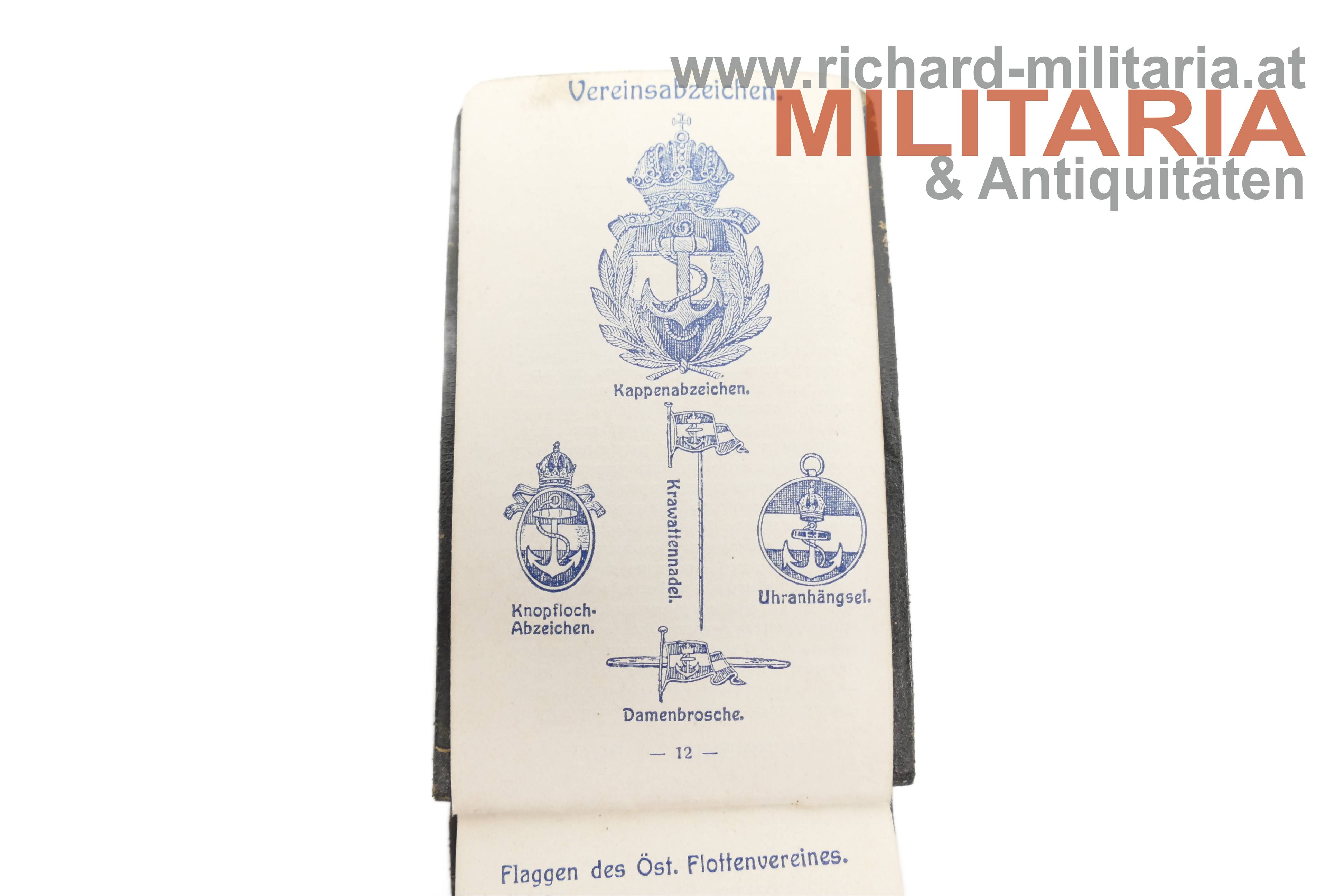 Österreichischer Flottenverein - Taschenkalender 1916