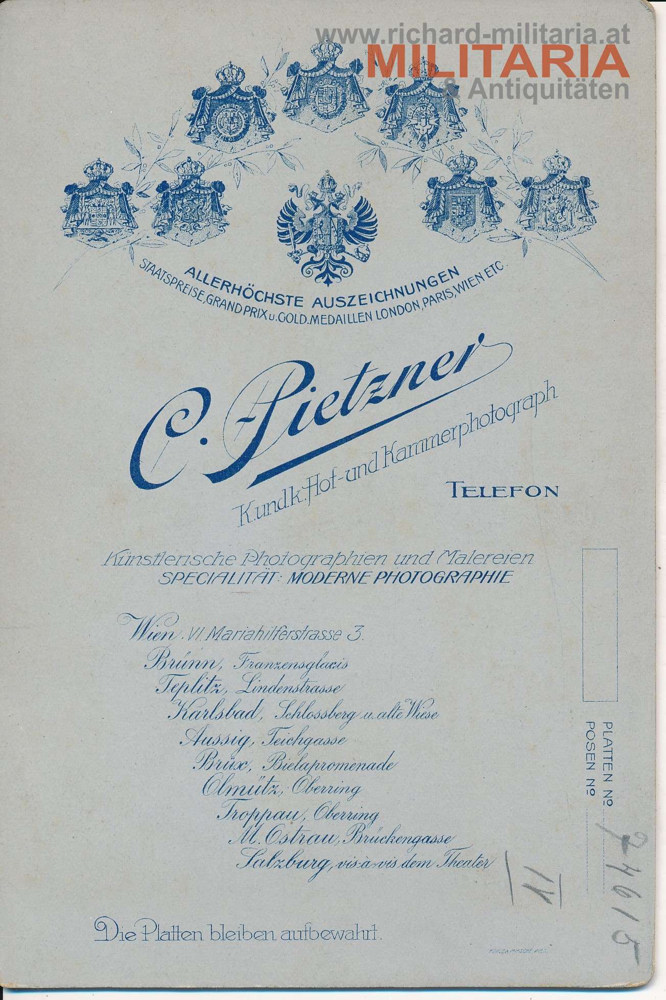 k.u.k. Hartkartonfoto - General